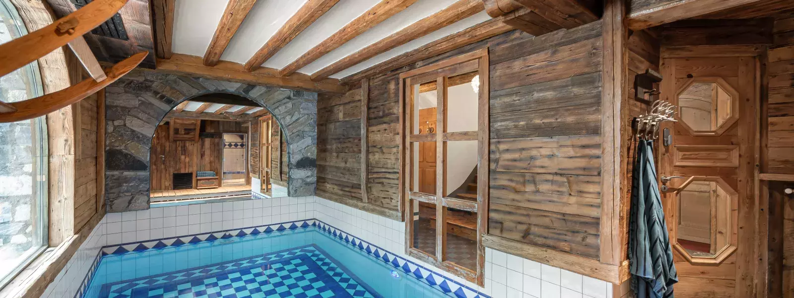 Chalet Marie - Location chalets Covarel - Val d'Isère Alpes - France – Piscine