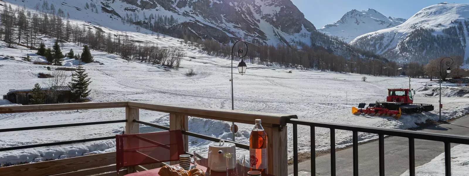 Appartement Fusée - Location chalets Covarel - Val d'Isère Alpes - France – terrasse