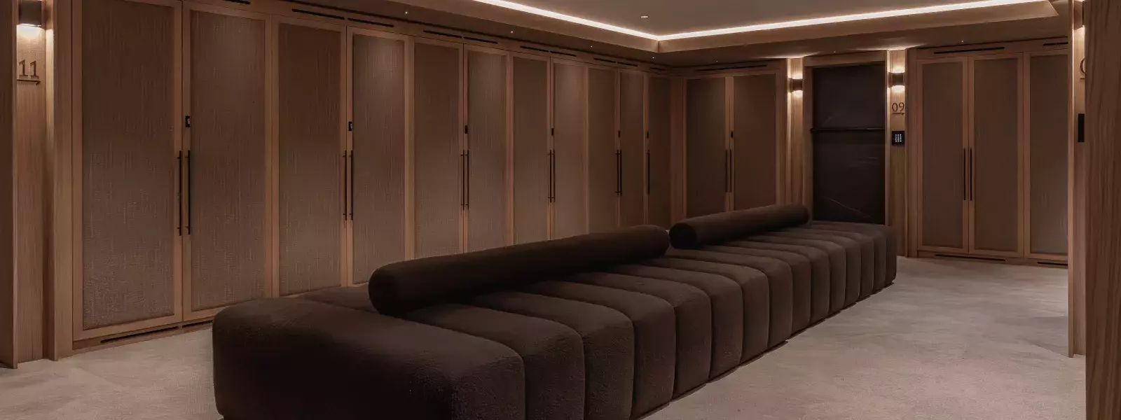 photo du ski room de la résidence