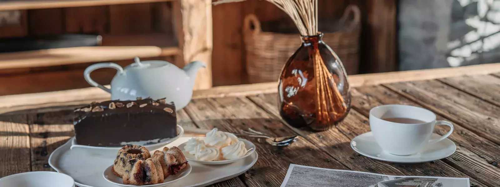 tea time au salon du chalet Mathilda