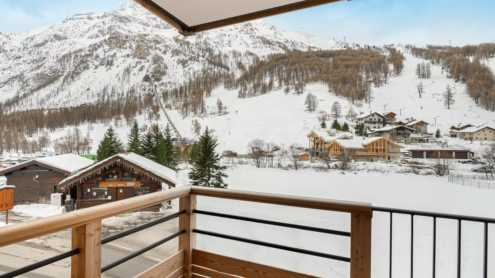 Appartement Ourson 13 - Location chalets Covarel - Val d'Isère Alpes - France - Terrasse