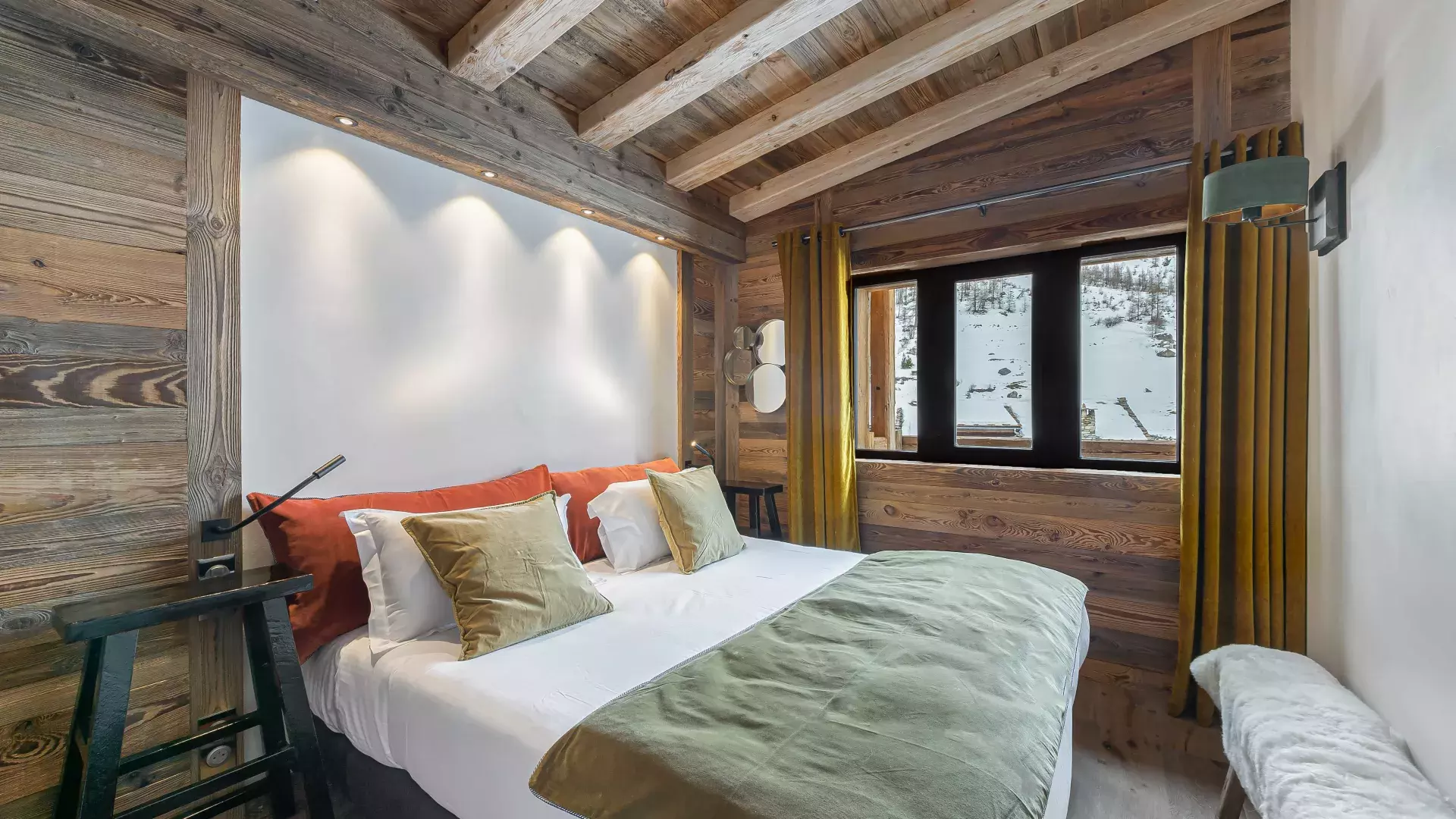 Appartement Penthouse Flèche 9 - Location chalets Covarel - Val d'Isère Alpes - France - Chambre 4