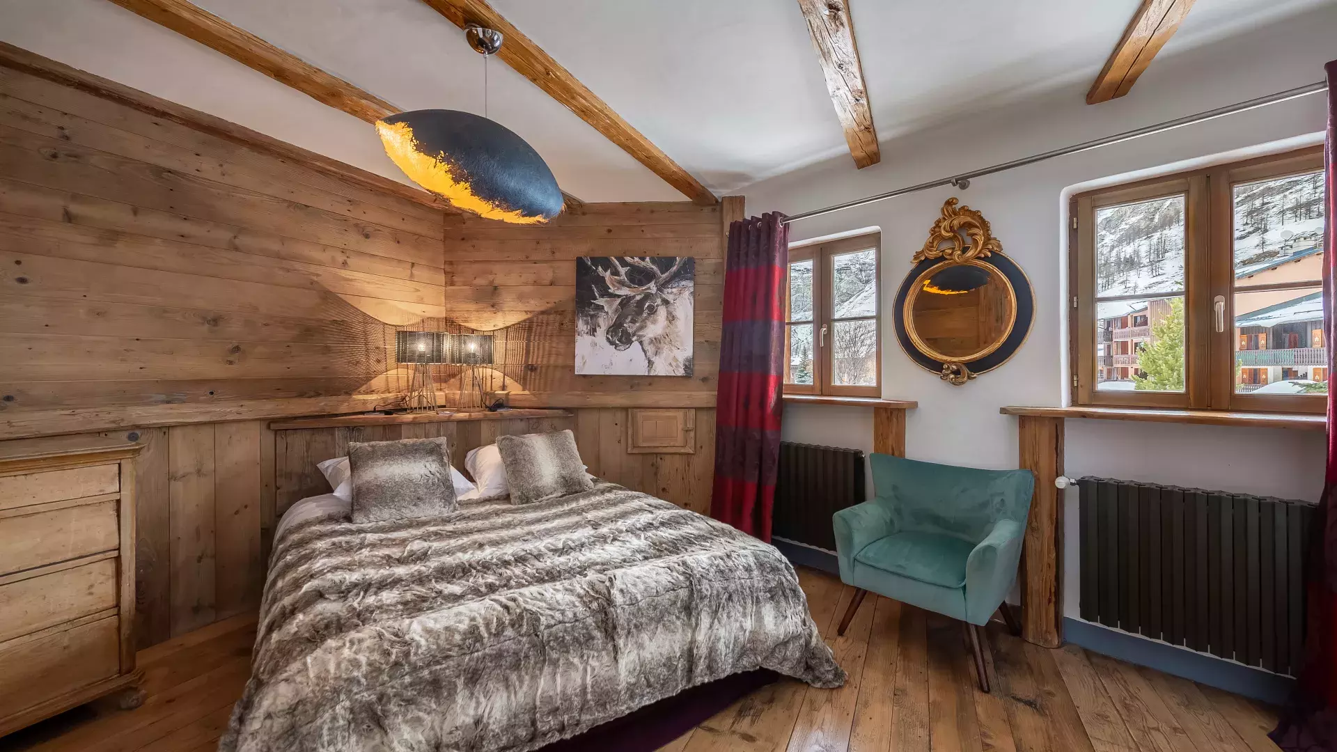 Chalet Lièvre Blanc- Location chalets Covarel- Val d'isère Alpes - France - Chambre 3