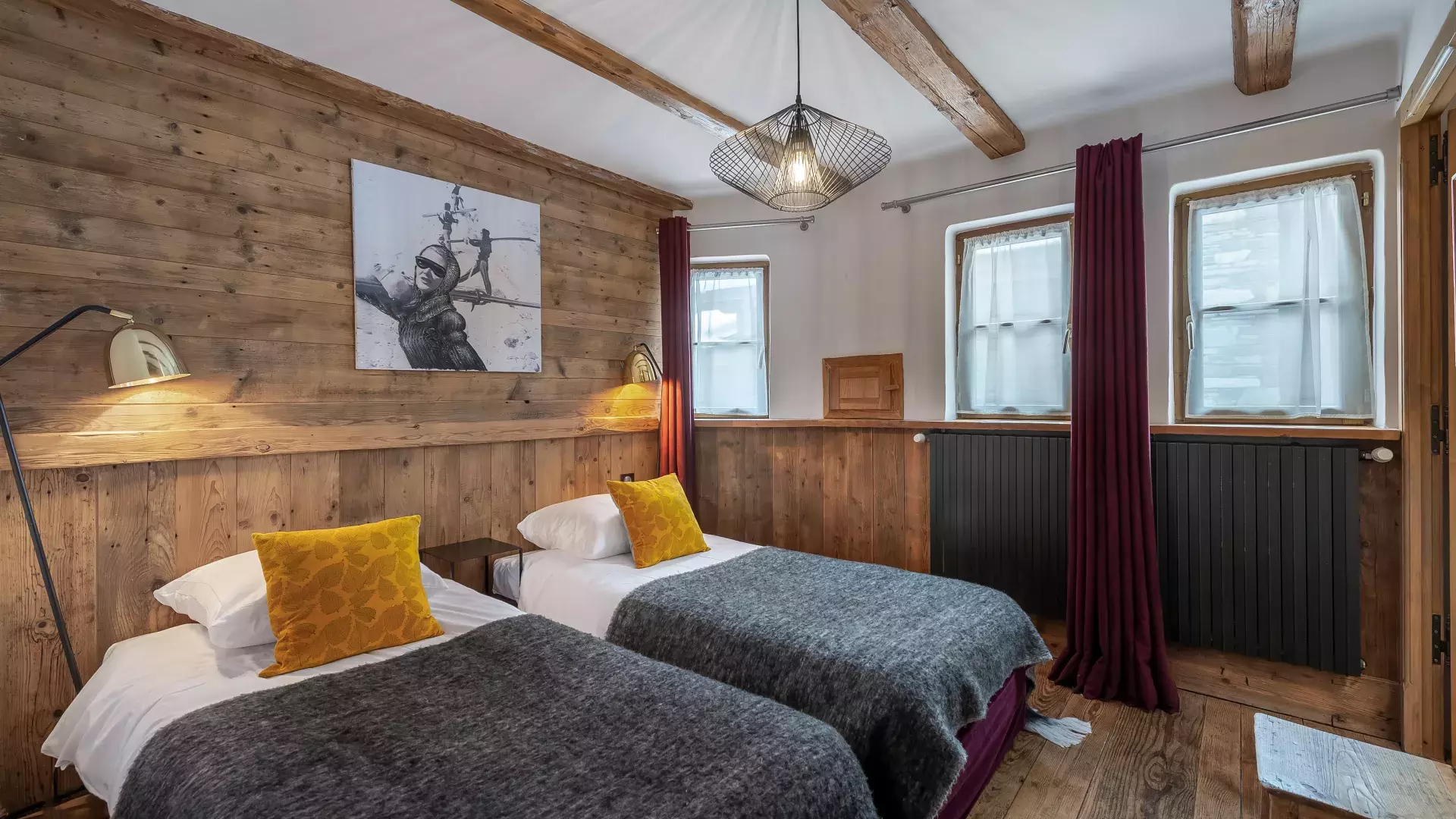 Chalet Lièvre Blanc- Location chalets Covarel- Val d'isère Alpes - France - Chambre -4