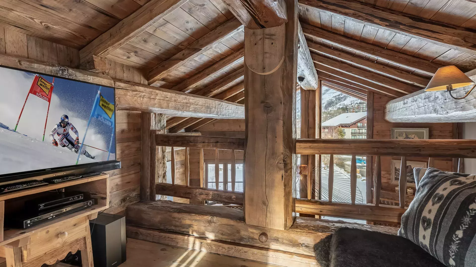 Chalet Lièvre Blanc- Location chalets Covarel- Val d'isère Alpes - France - Mezzanine