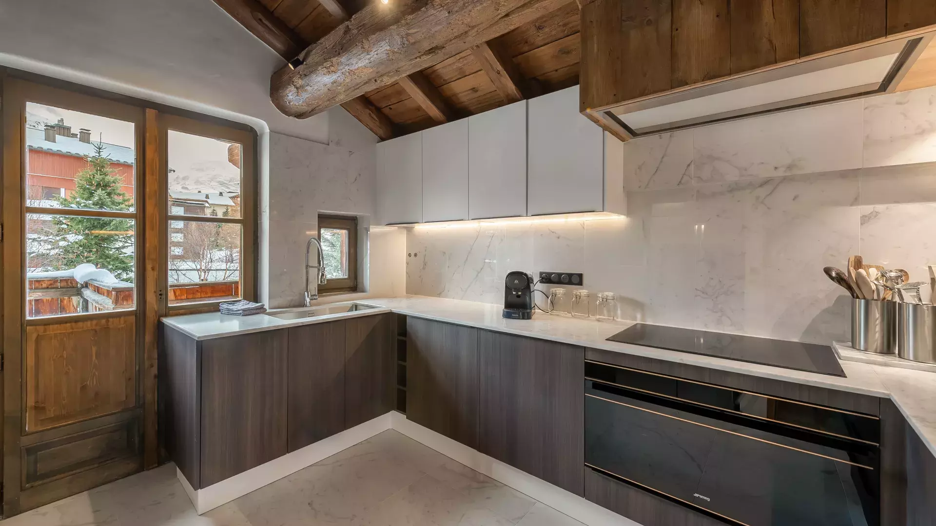 Chalet Marie - Location chalets Covarel - Val d'Isère Alpes - France – Cuisine