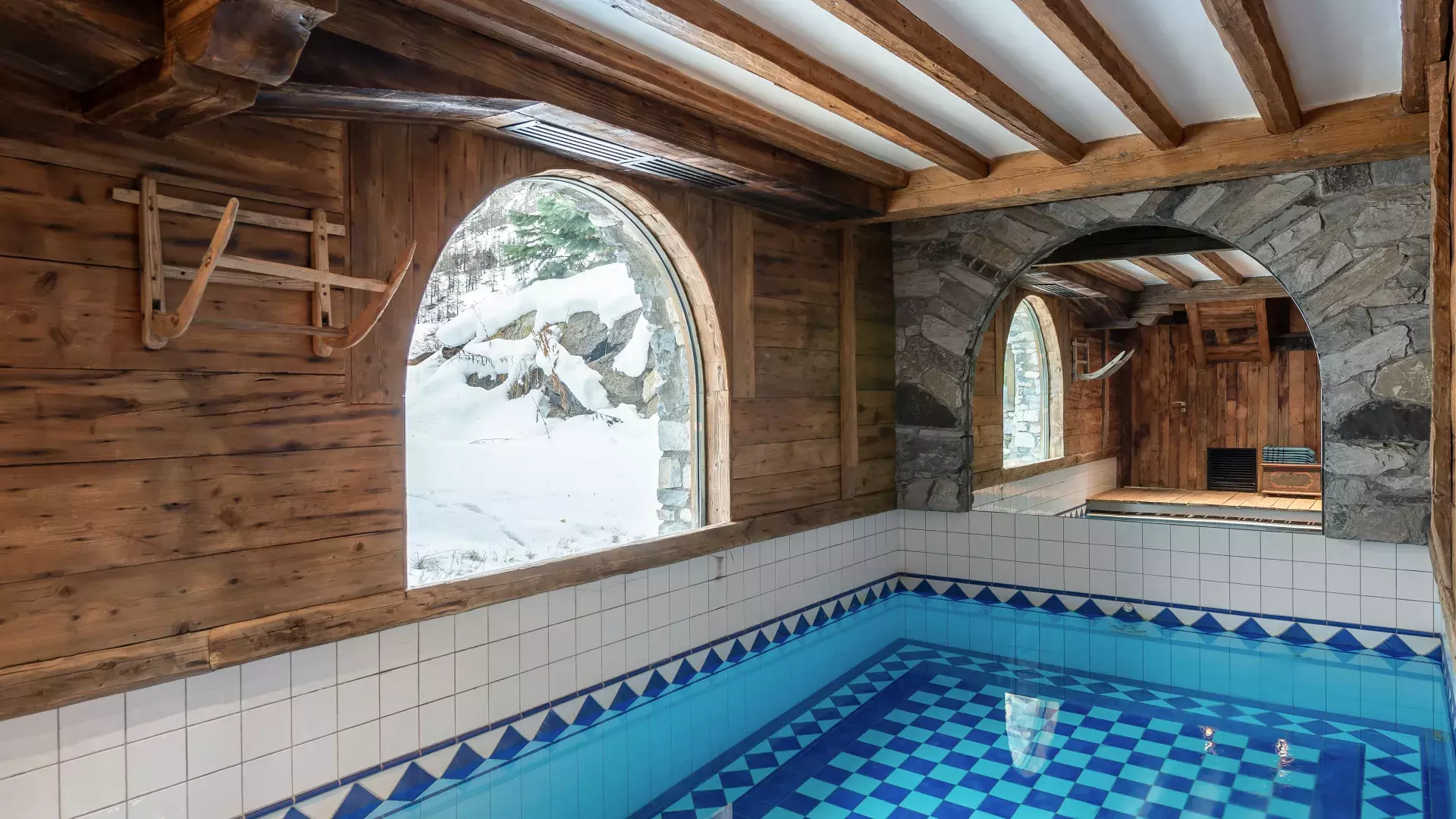 Chalet Marie - Location chalets Covarel - Val d'Isère Alpes - France – Piscine