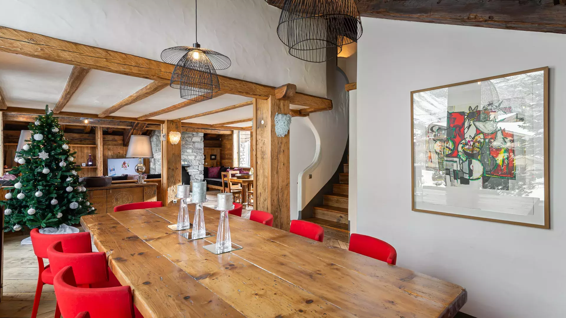 Chalet Marie - Location chalets Covarel - Val d'Isère Alpes - France – Salle à manger