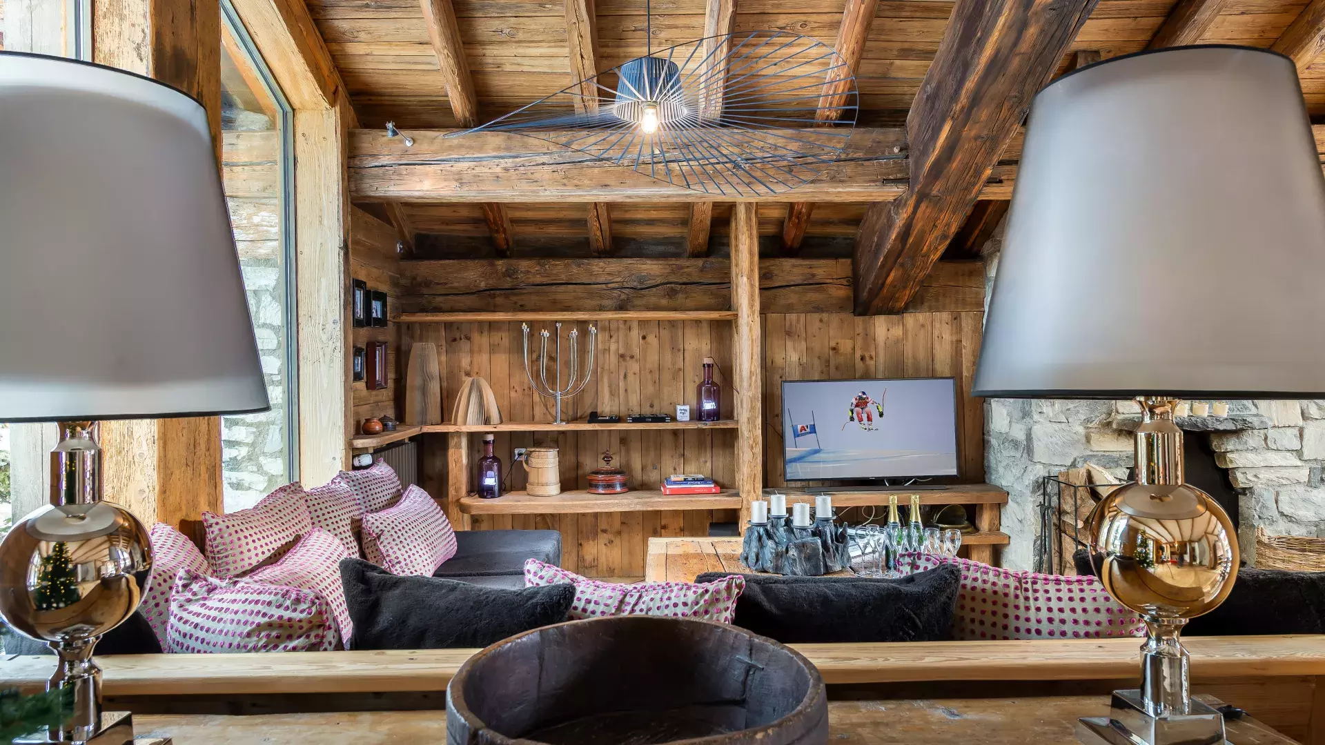 Chalet Marie - Location chalets Covarel - Val d'Isère Alpes - France – Salon