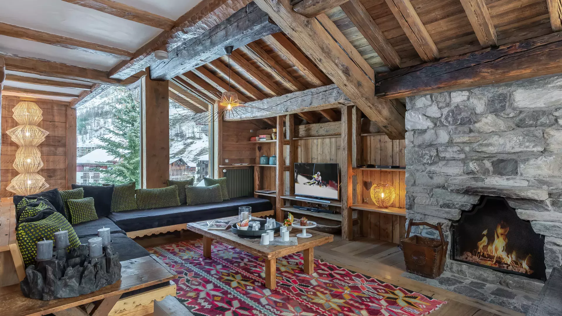 Chalet Mathilda - Location chalets Covarel - Val d'Isère Alpes - France - Salon