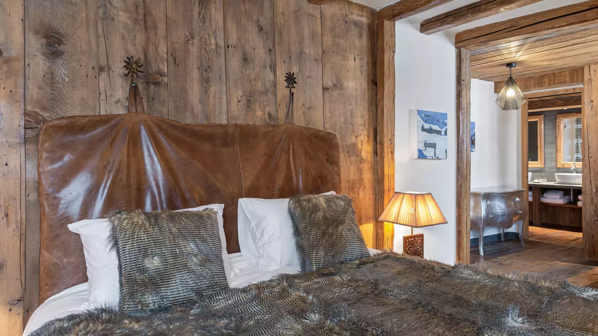 Chalet Pauline 3 - Location chalets Covarel - Val d'Isère Alpes - France - Chambre 2 bis