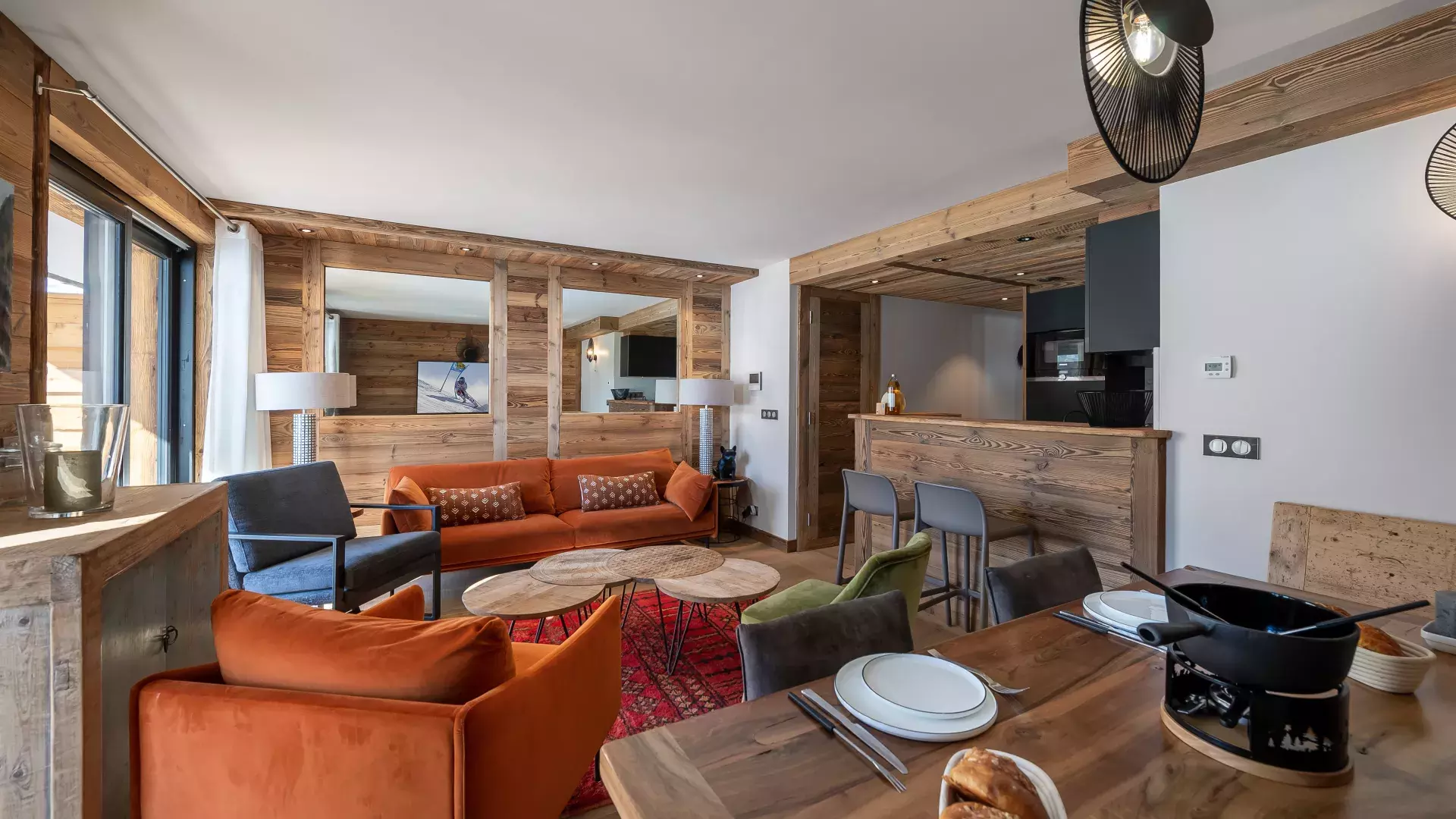 Appartement Fusée - Location chalets Covarel - Val d'Isère Alpes - France – séjour bis