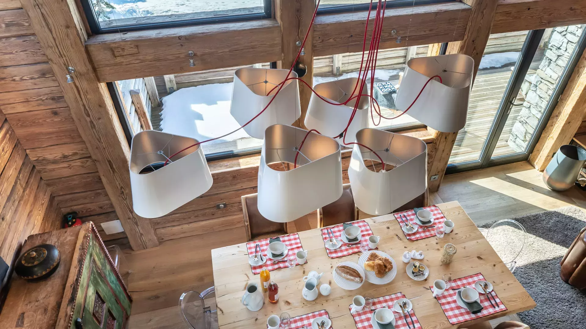 Chalet Papillon 2 - Location chalets Covarel - Val d'Isère Alpes - France - Salle à manger
