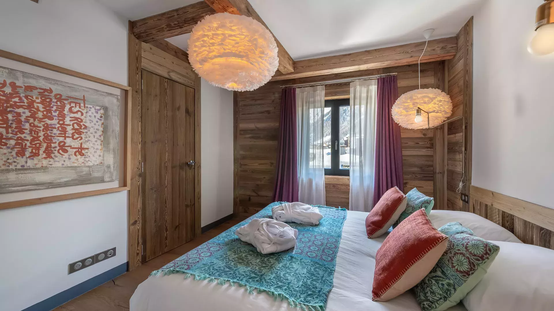 Appartement Penthouse Savoie 1 - Location chalets Covarel - Val d'Isère Alpes - France - Chambre 4