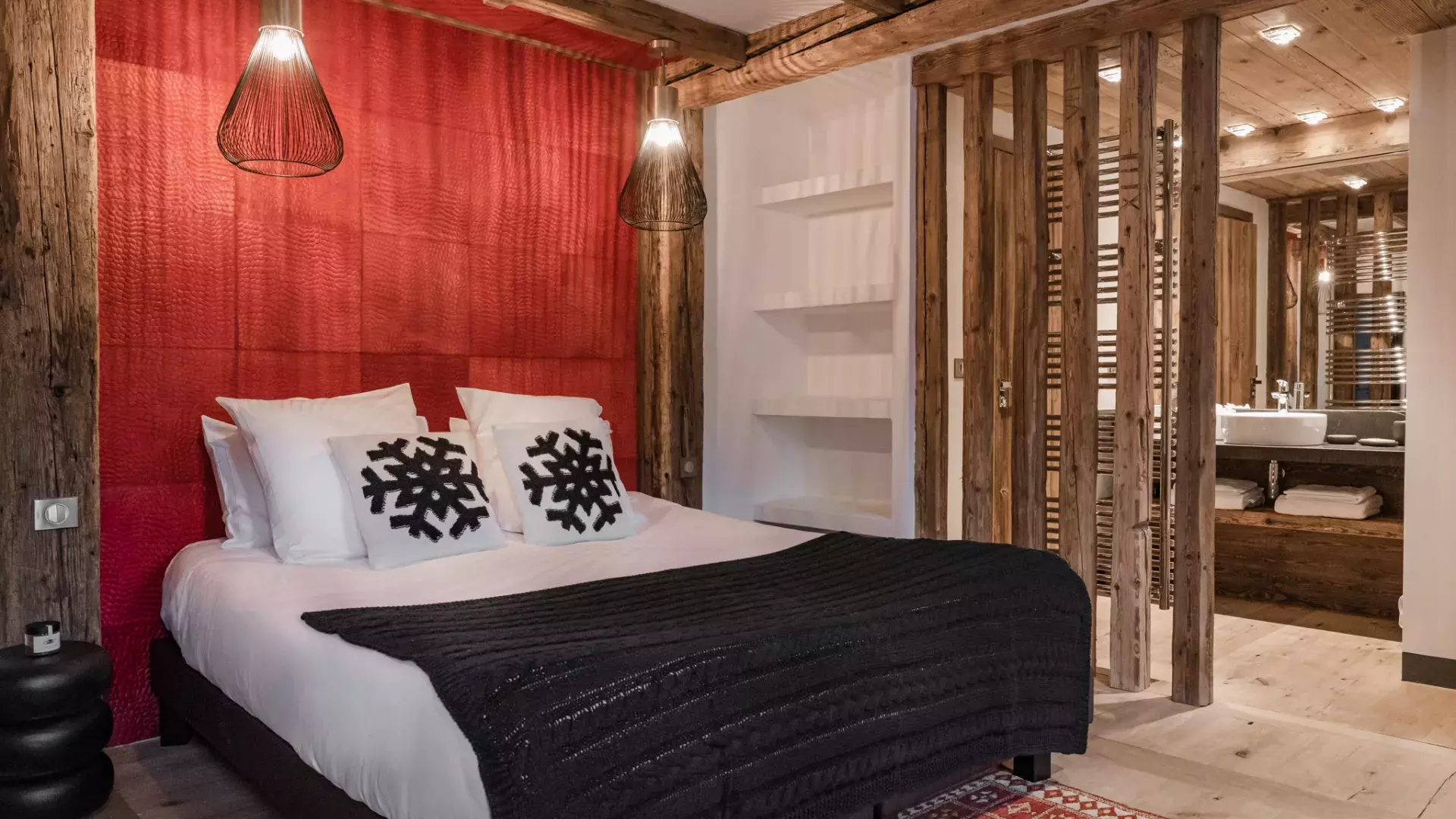 Chalet Papillon 2 - Location chalets Covarel - Val d'Isère Alpes - France - Chambre
