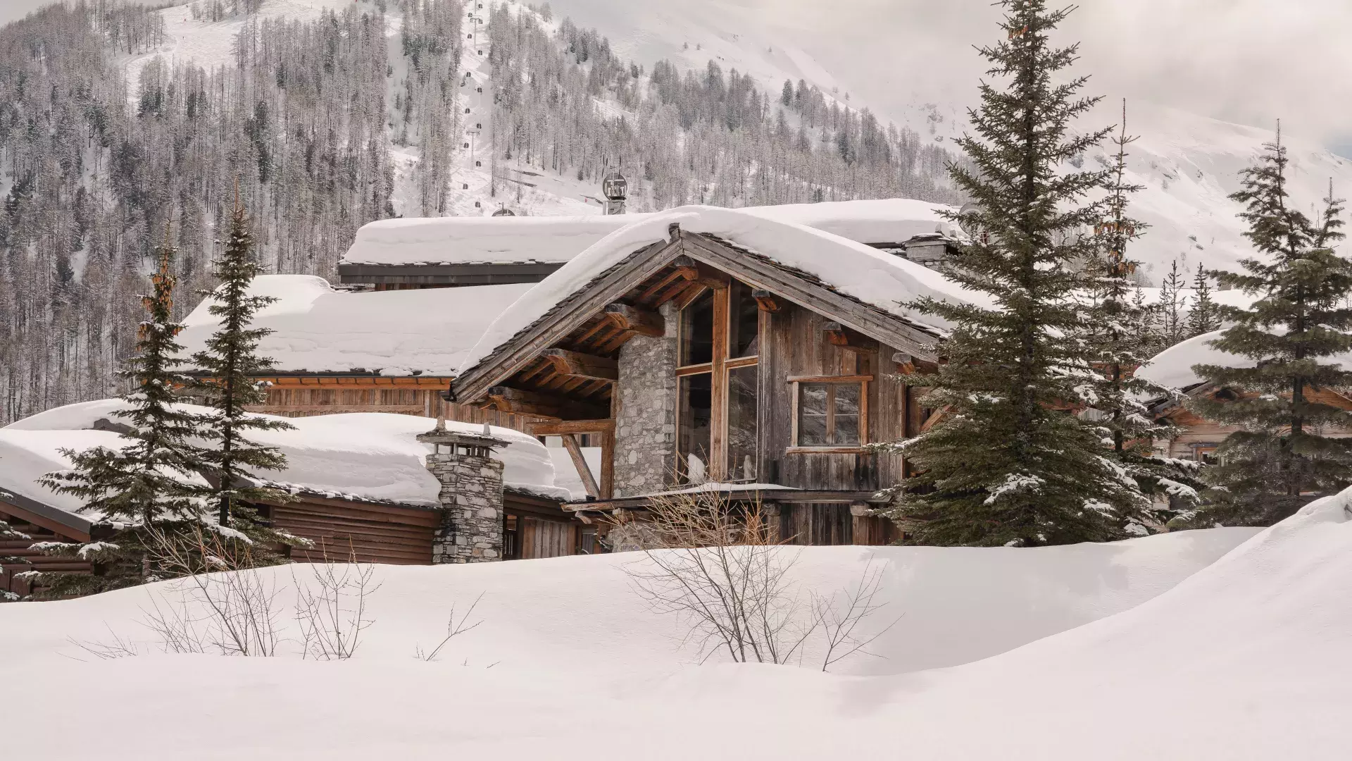 Chalet Lièvre Blanc- Location chalets Covarel- Val d'isère Alpes - France - Exterieur 
