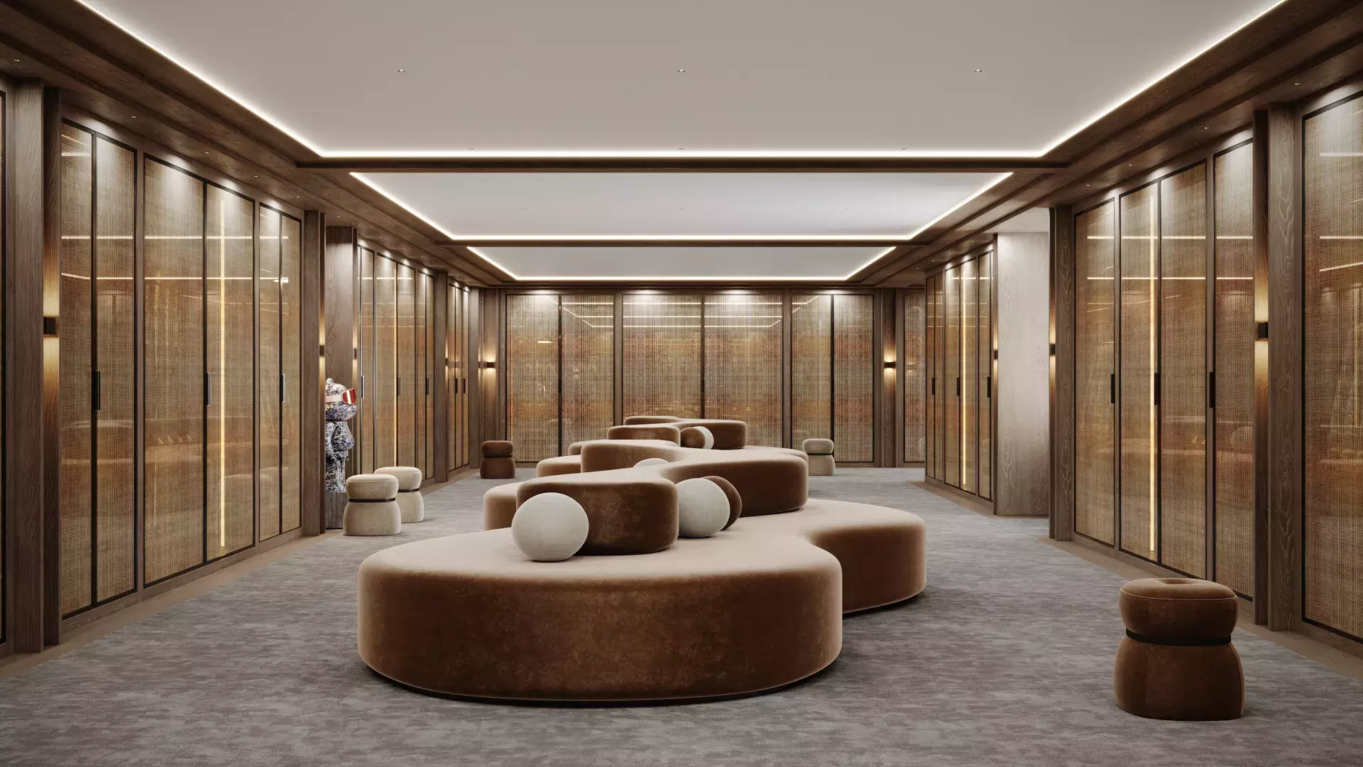 Penthouse le Cinq - Photo du ski room de la résidence le Parc