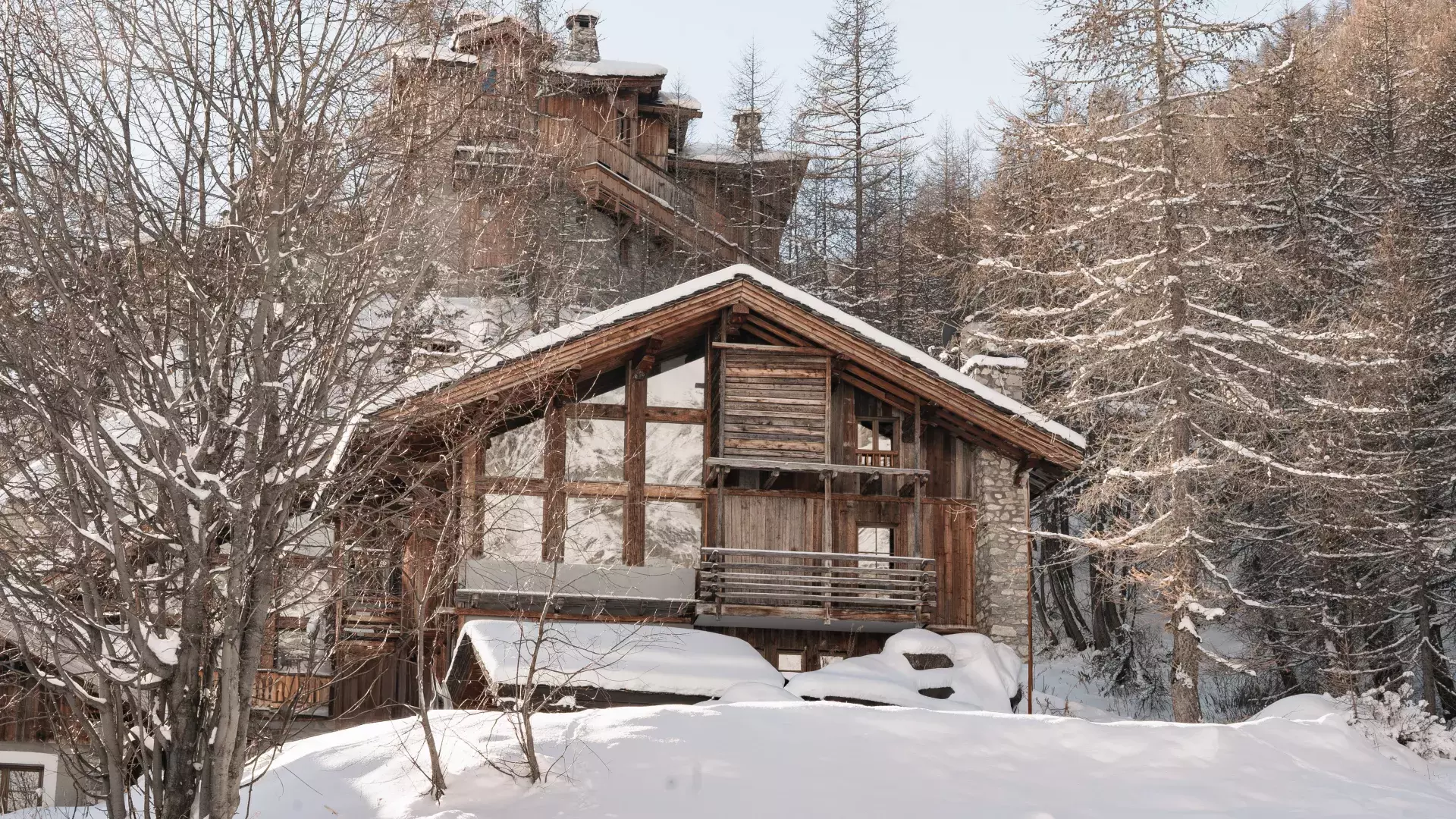 Vue extérieur du chalet Alice
