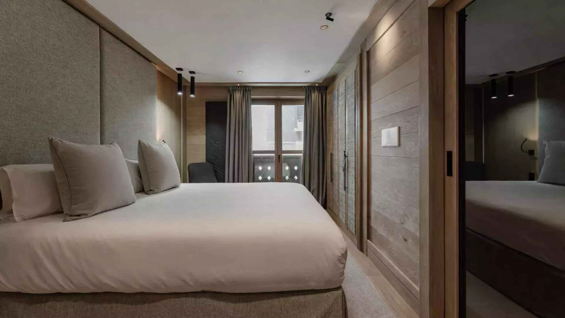 Deuxième chambre de l'appartement Cinq