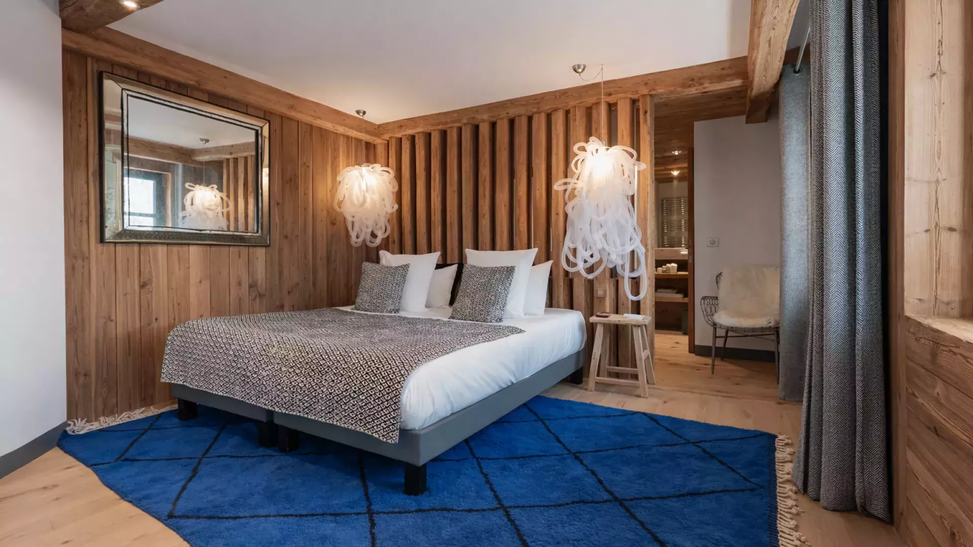 Chambre 1 du chalet Face