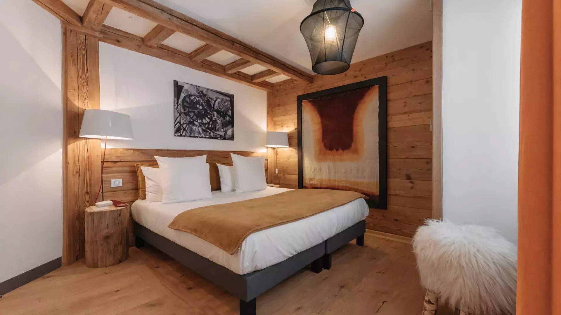 Chambre 2 du chalet Face