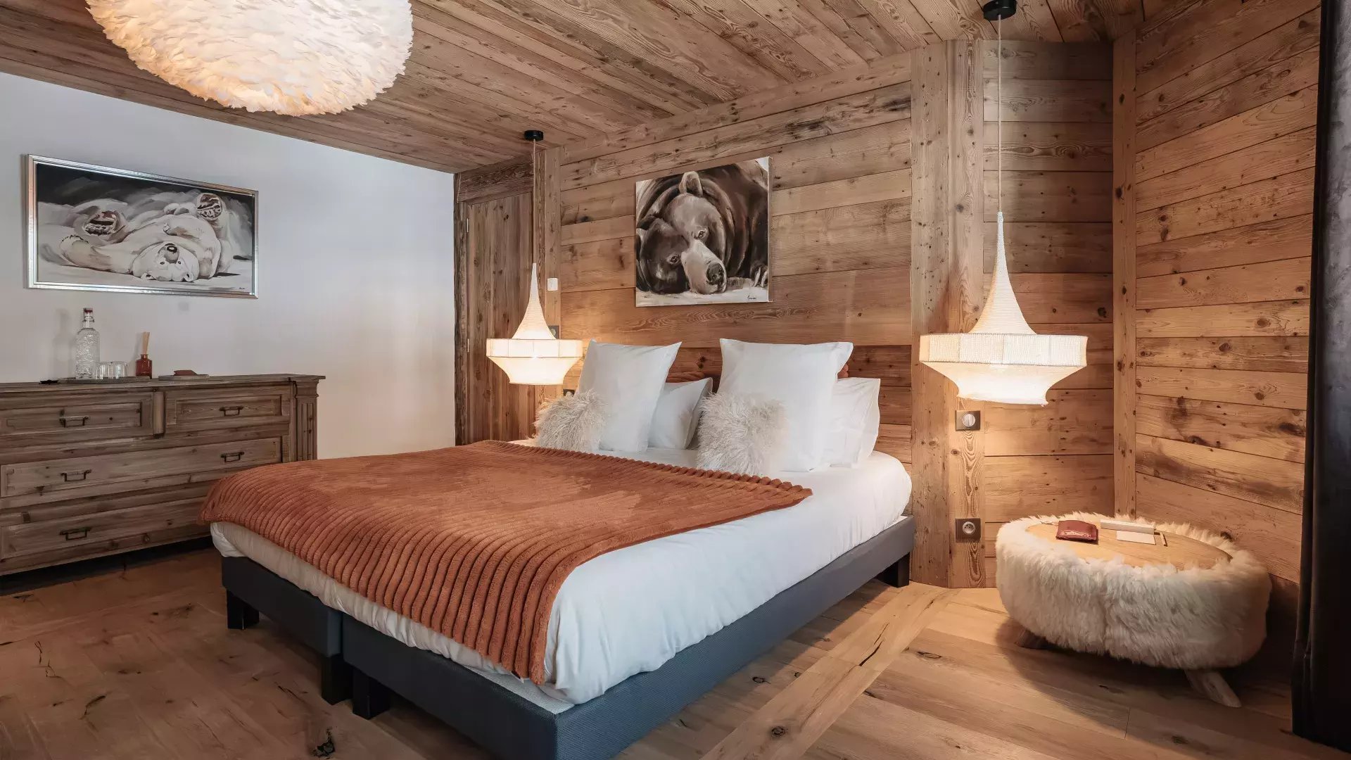 Chambre 3 du chalet Face