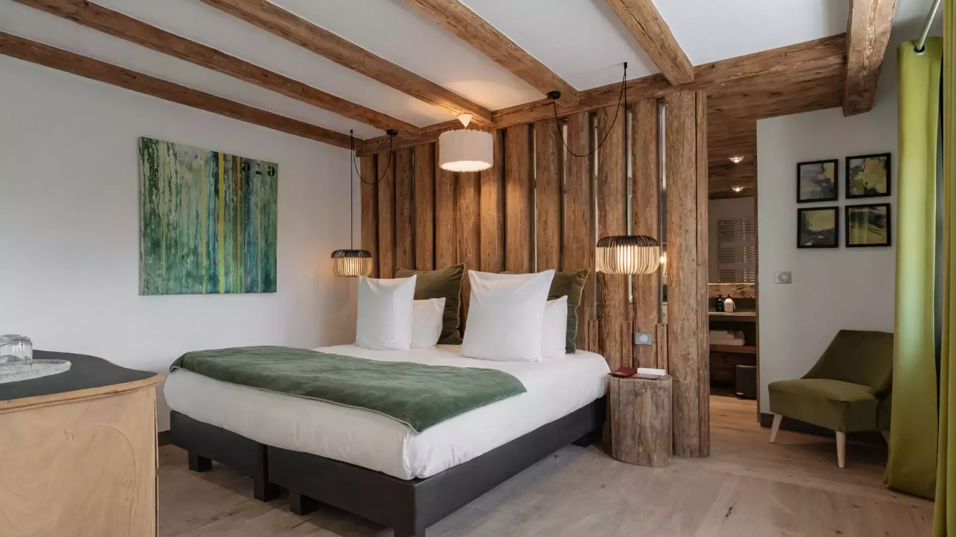 Chambre 4 du chalet Face