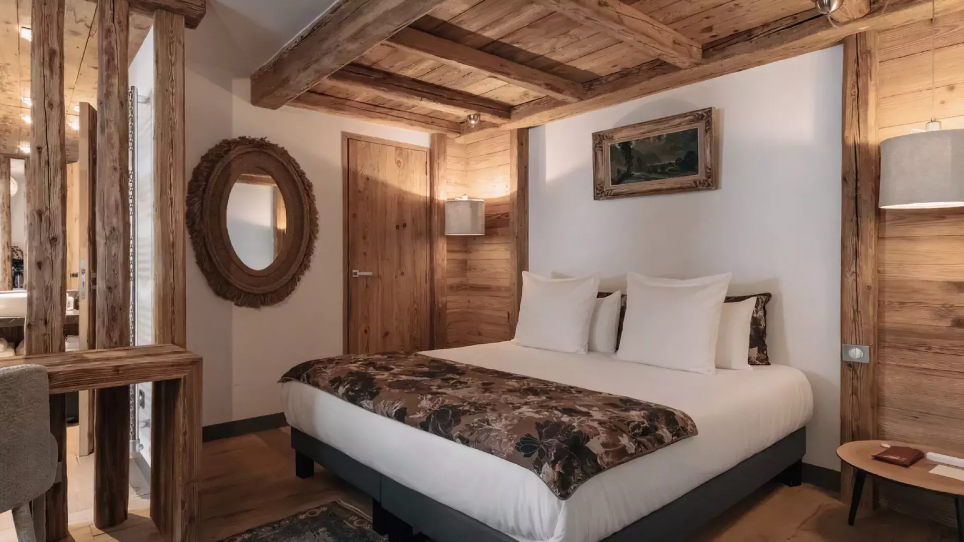 Chambre 5 du chalet Face