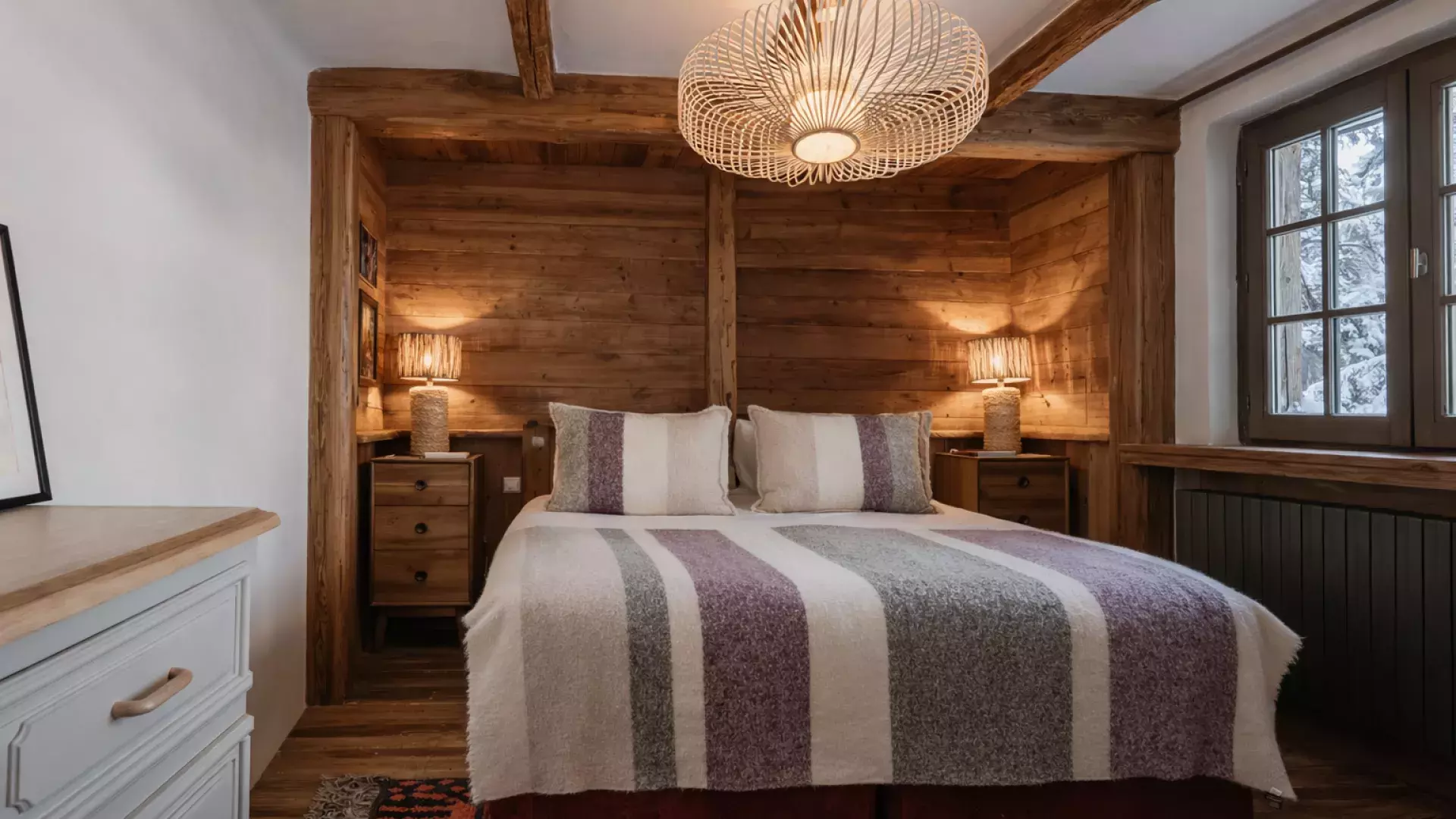 Chambre 1 du chalet Mathilda