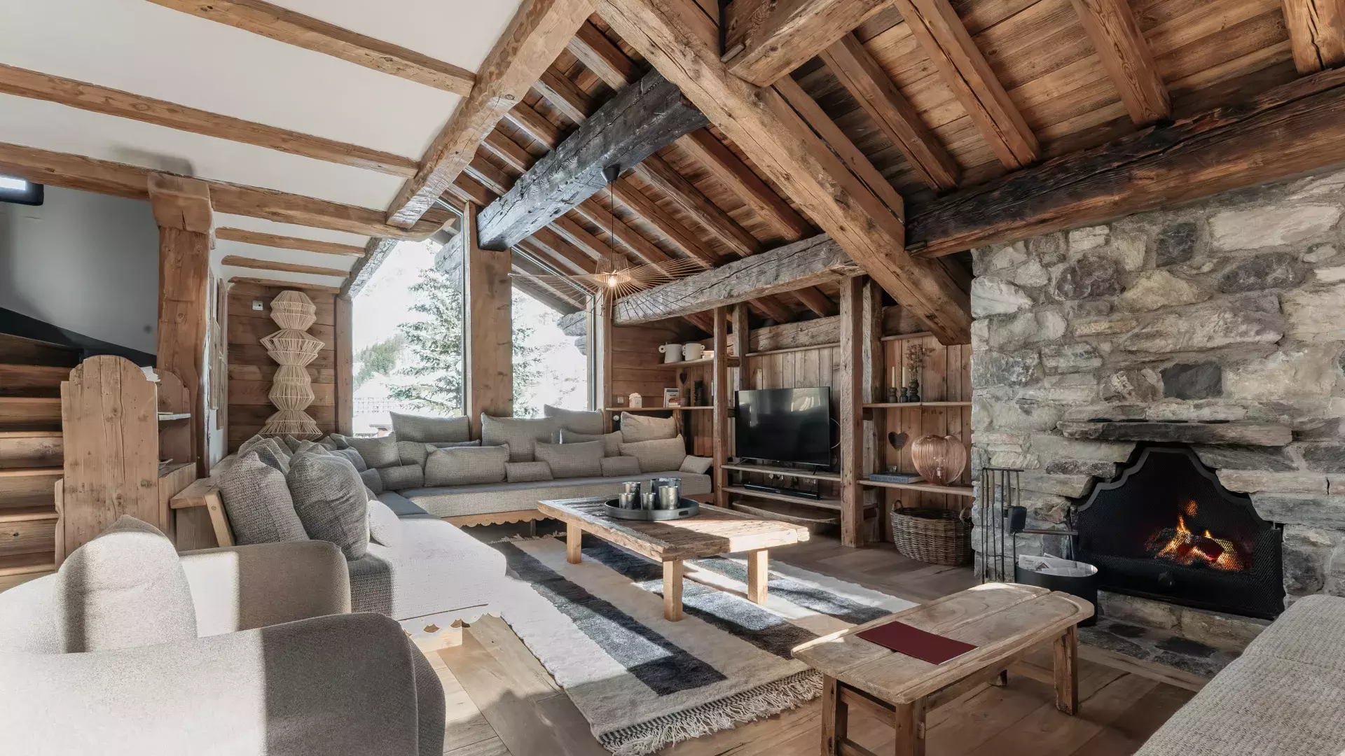 Salon du chalet Mathilda