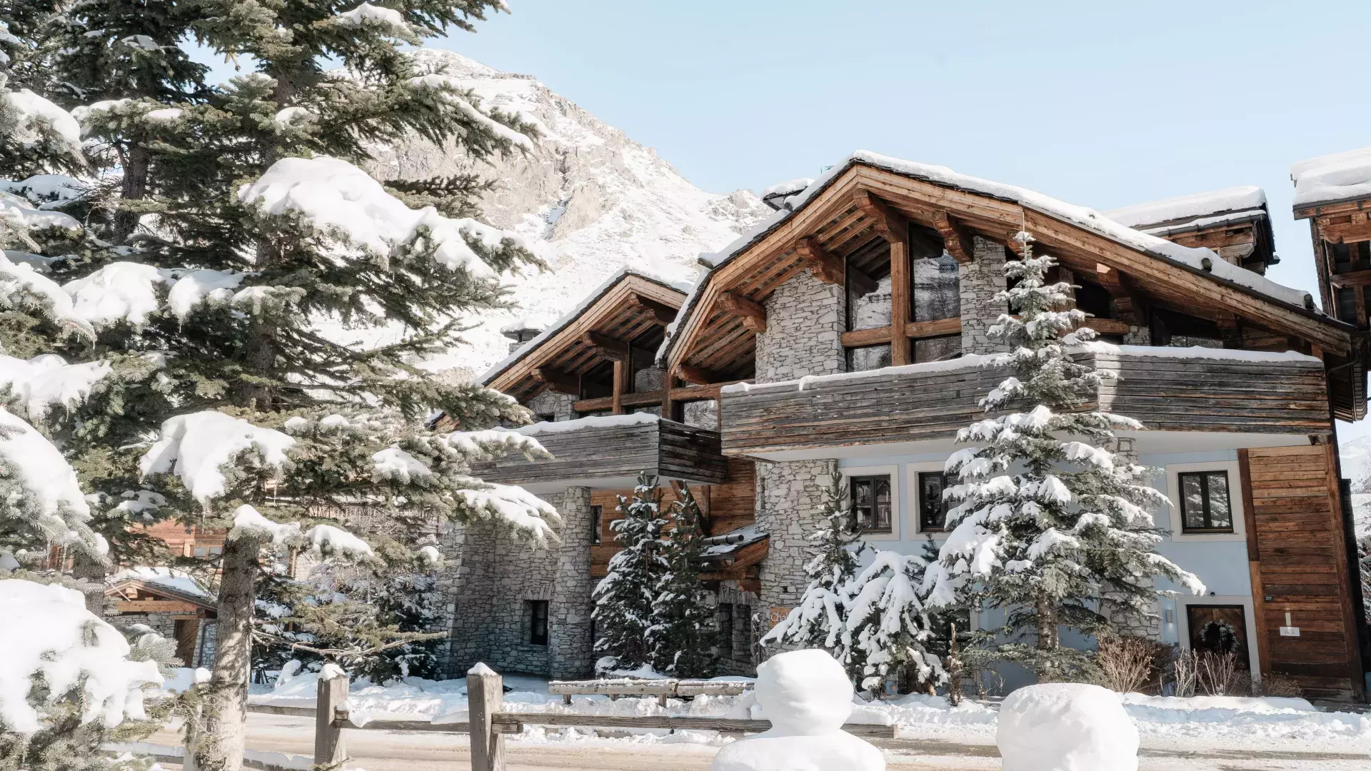 Vue extérieur du Chalet Papillon