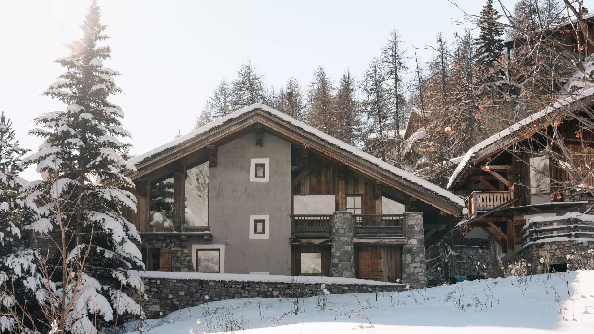 Le chalet Mathilda vu de l'extérieur