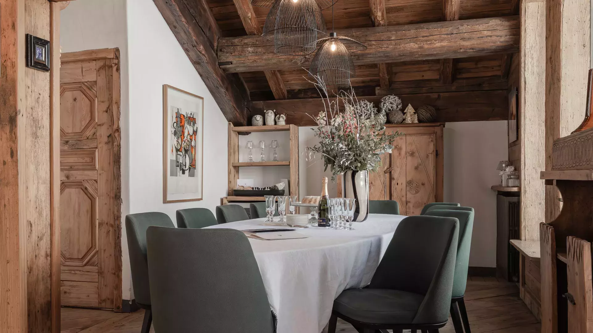 Salle à manger du Chalet Marie