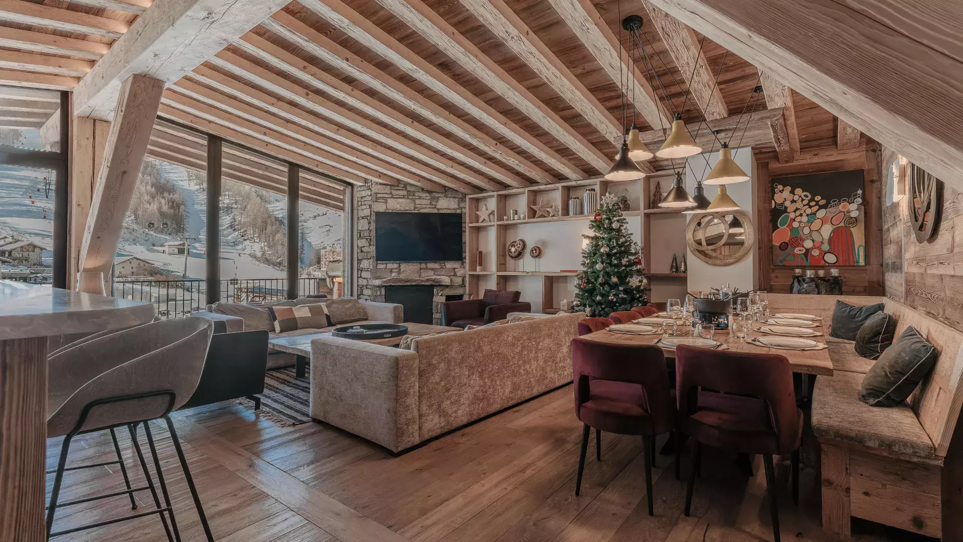 Séjour complet du Penthouse Flèche