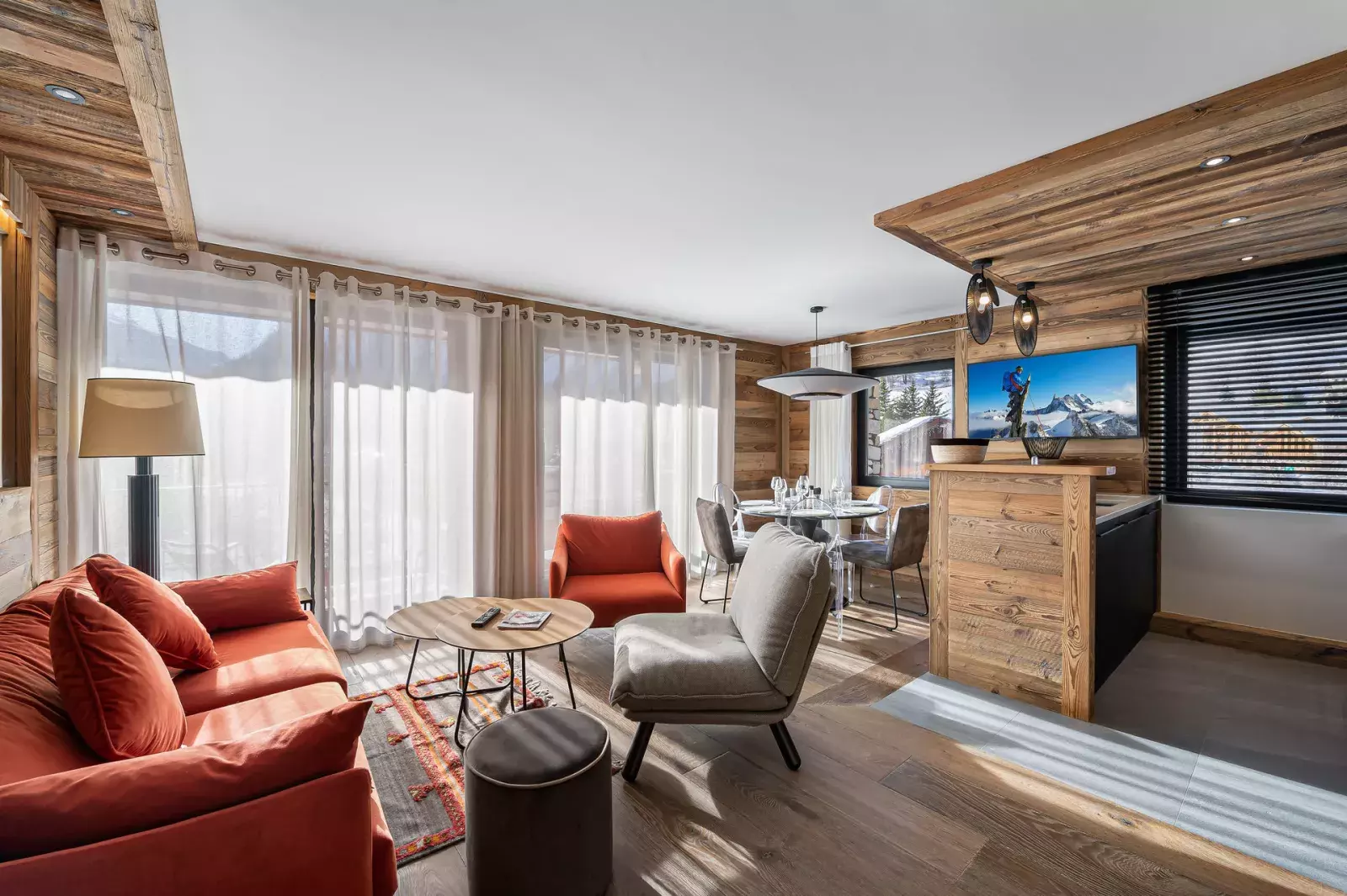 Séjour de l'appartement Blanchot