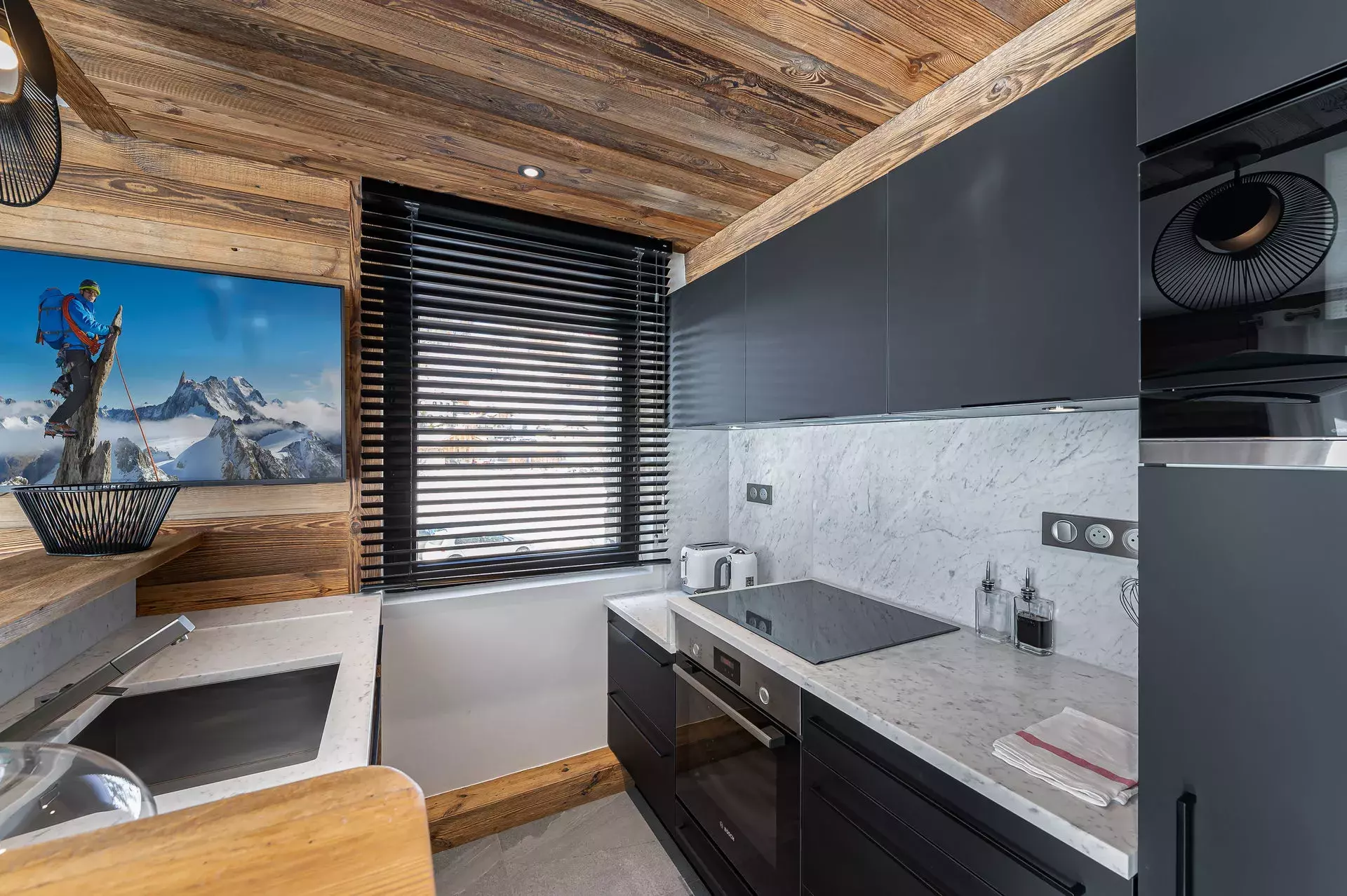 Cuisine de l'appartement Blanchot