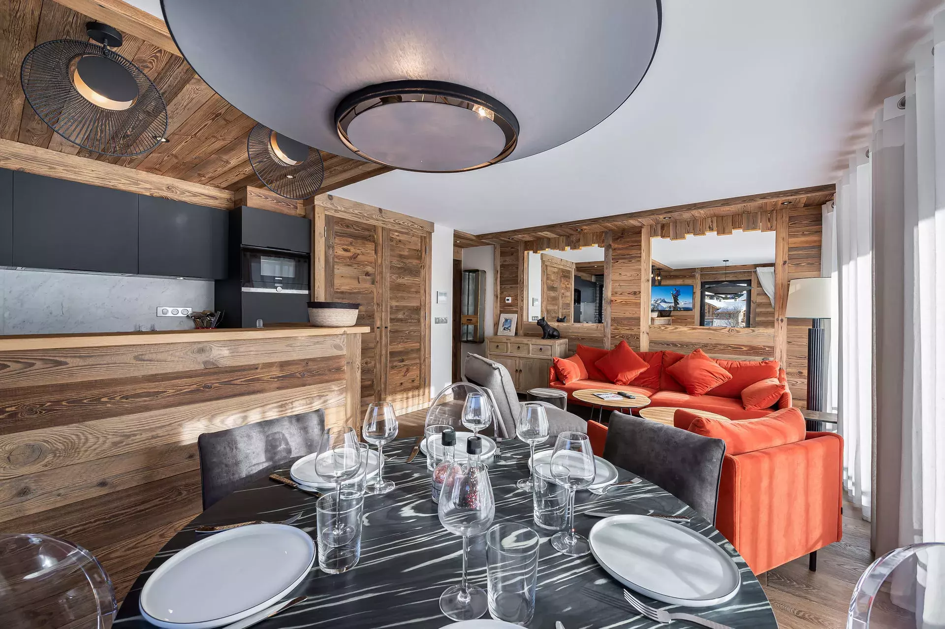 Séjour de l'appartement Blanchot