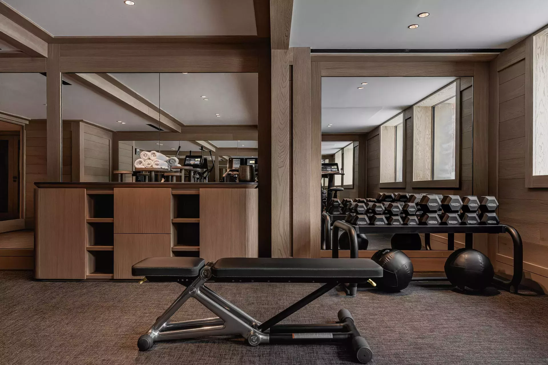 Salle de sport de la résidence de l'appartement Cinq