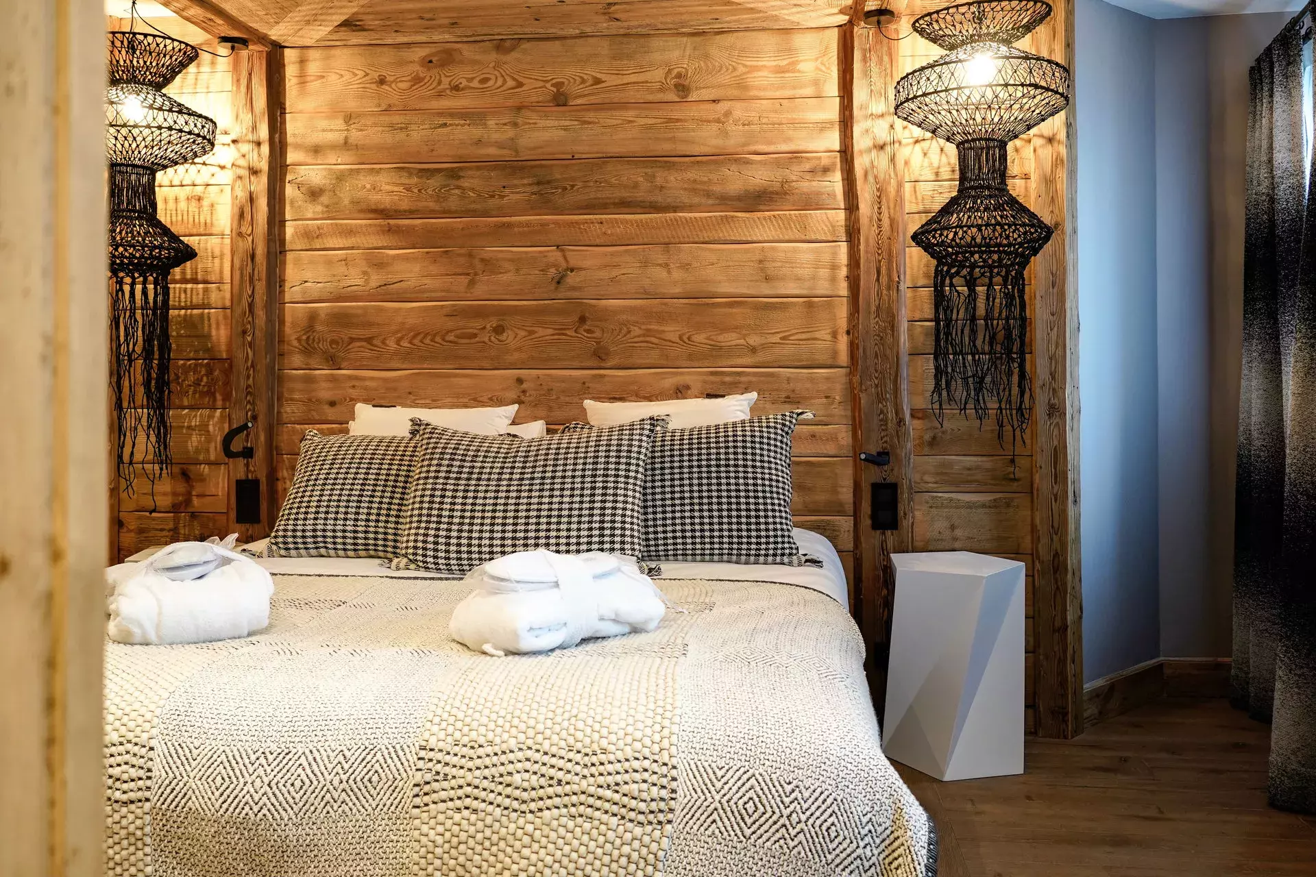 Chambre du chalet Cahokia