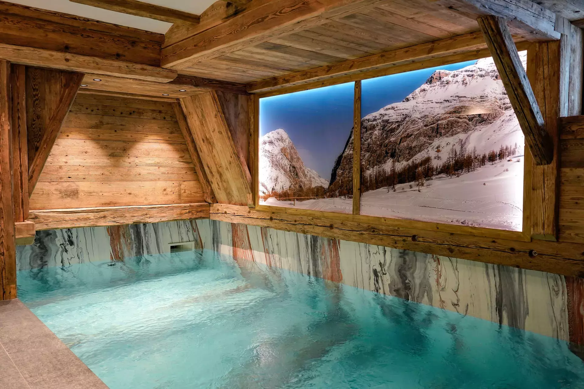 Piscine du chalet Cahokia