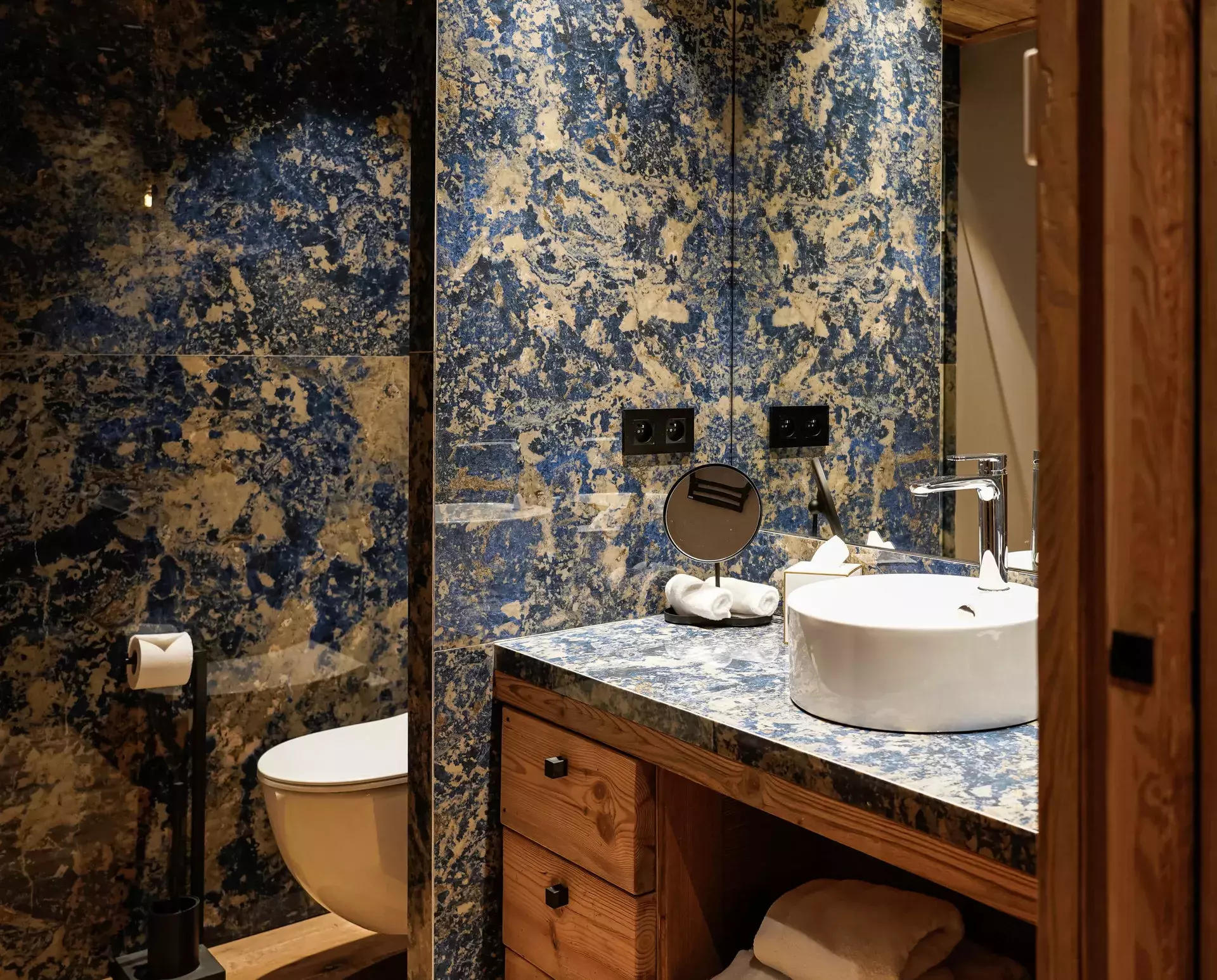 Salle de bain du chalet Cahokia