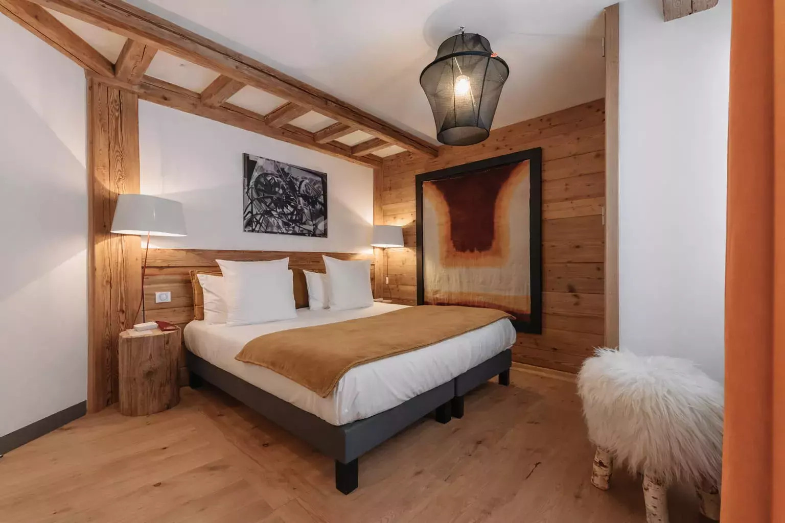 Chambre du chalet Face