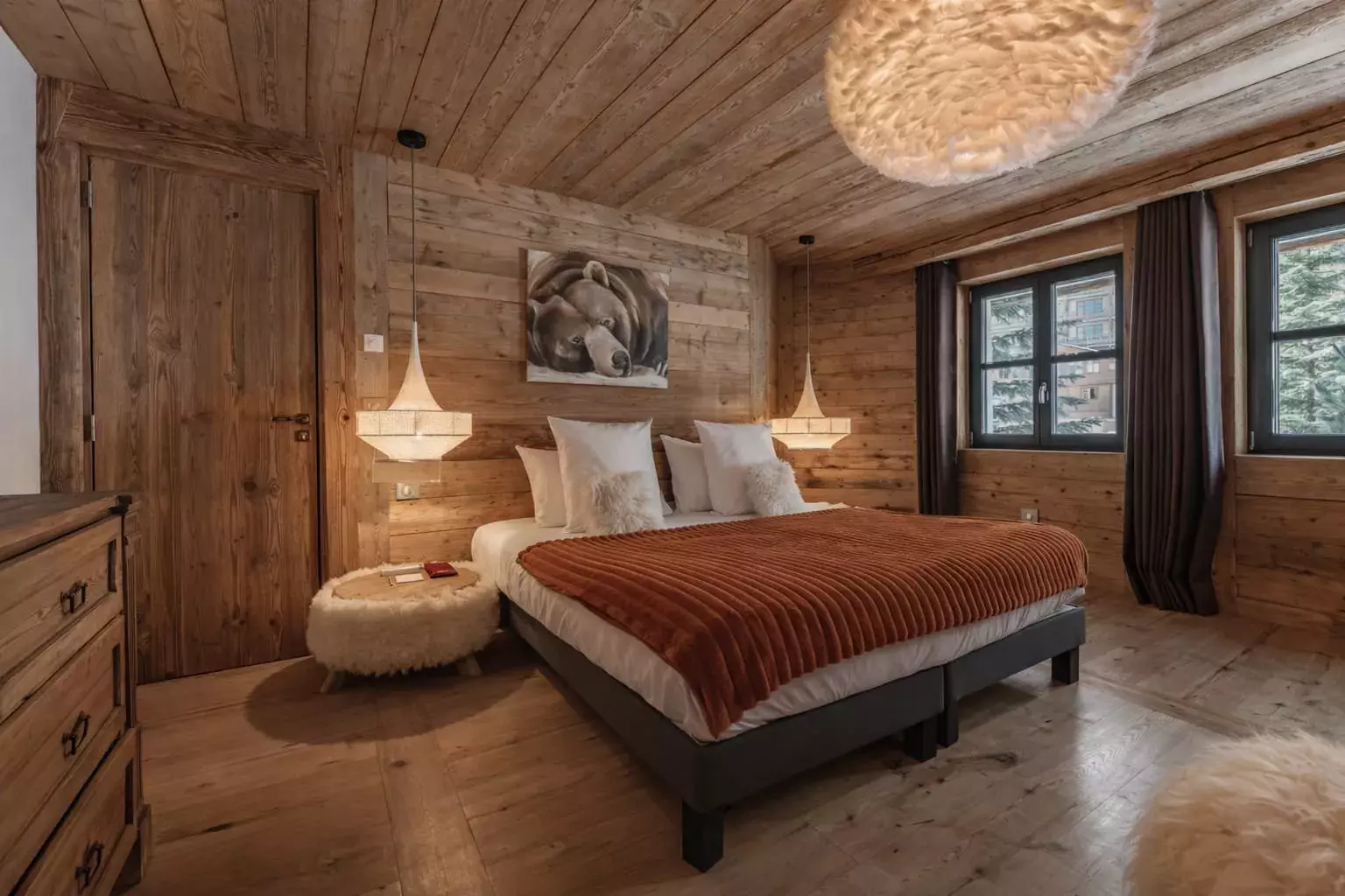 Chambre du chalet Face