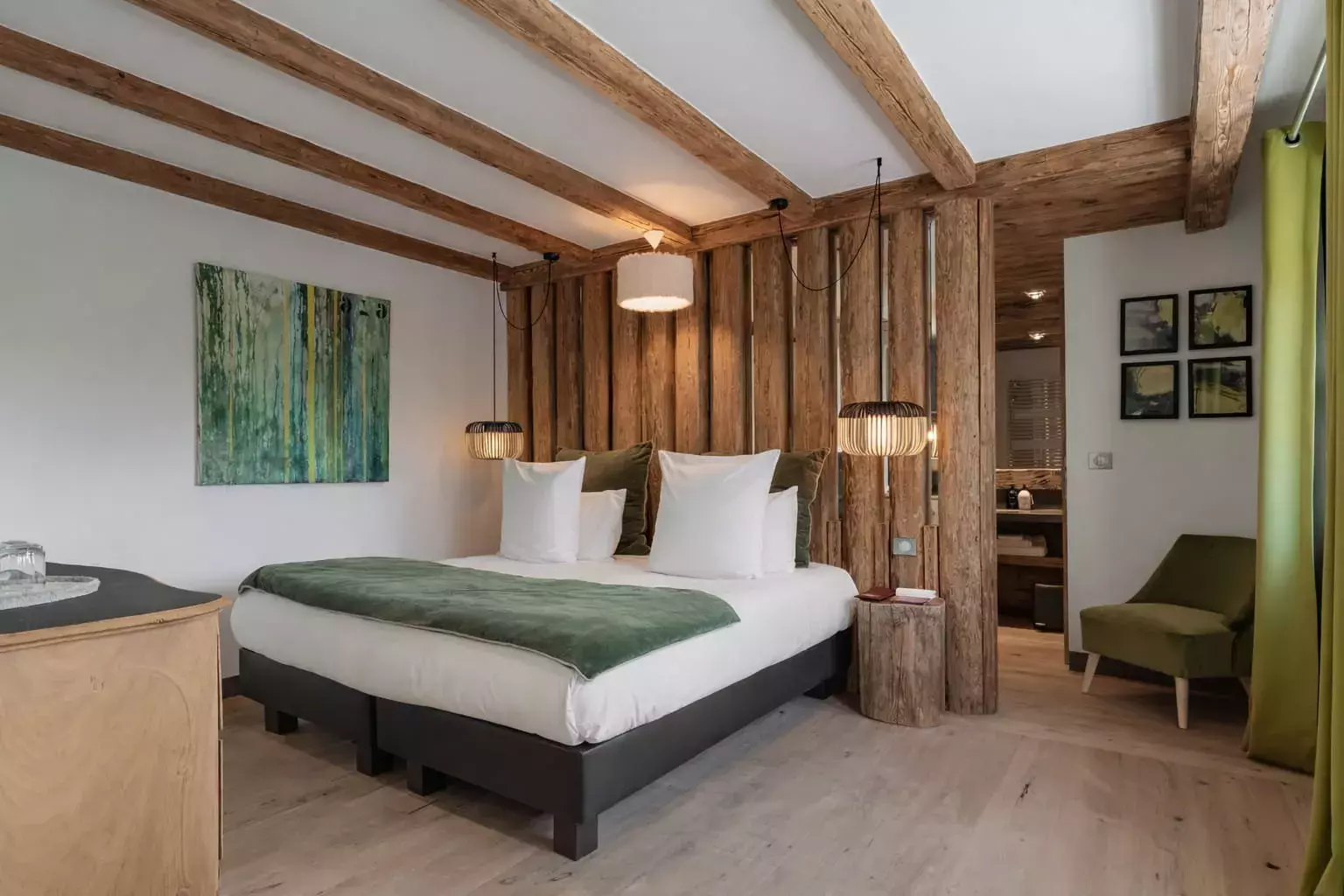 Chambre du chalet Face