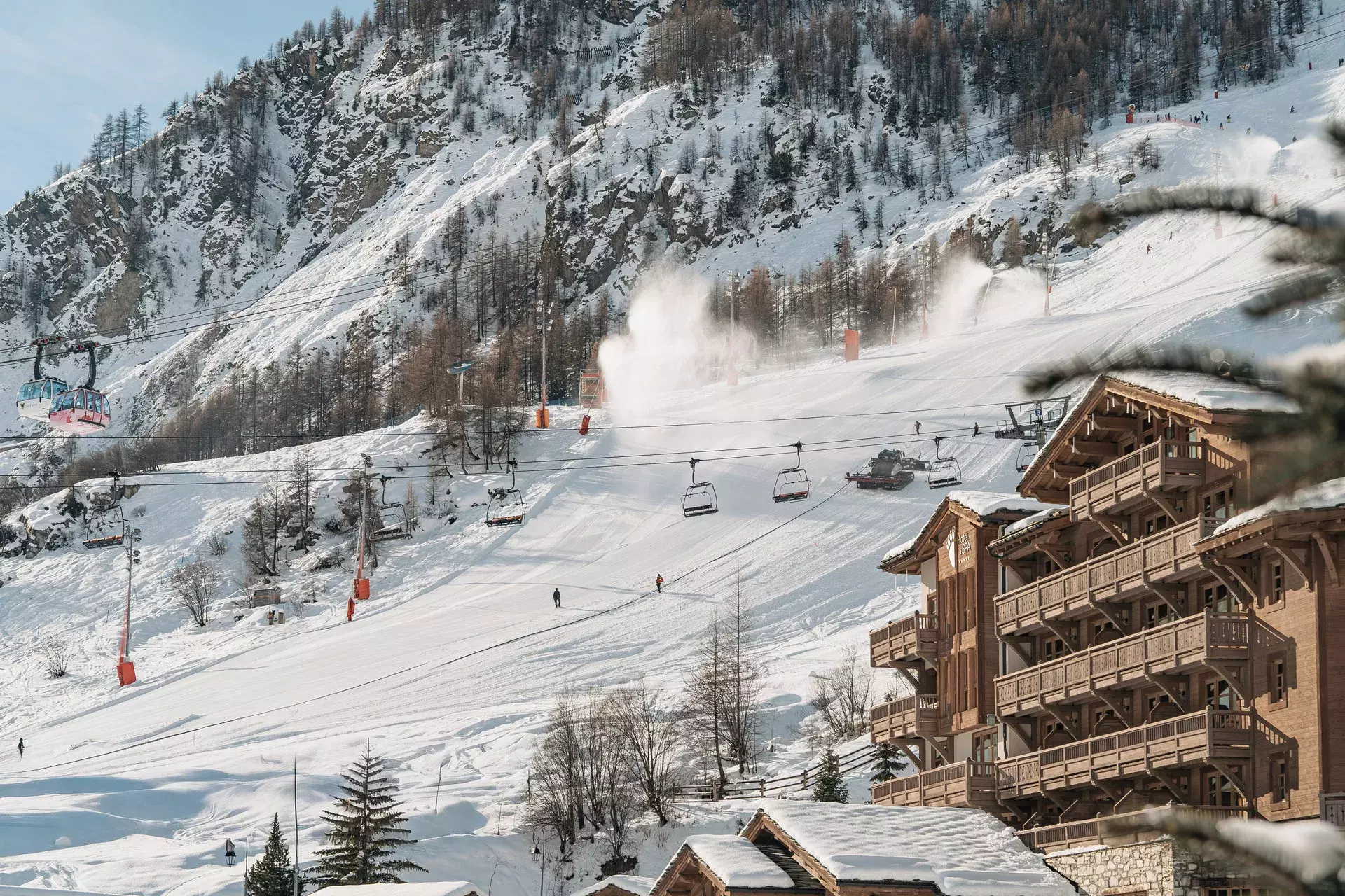 Vue du chalet Face