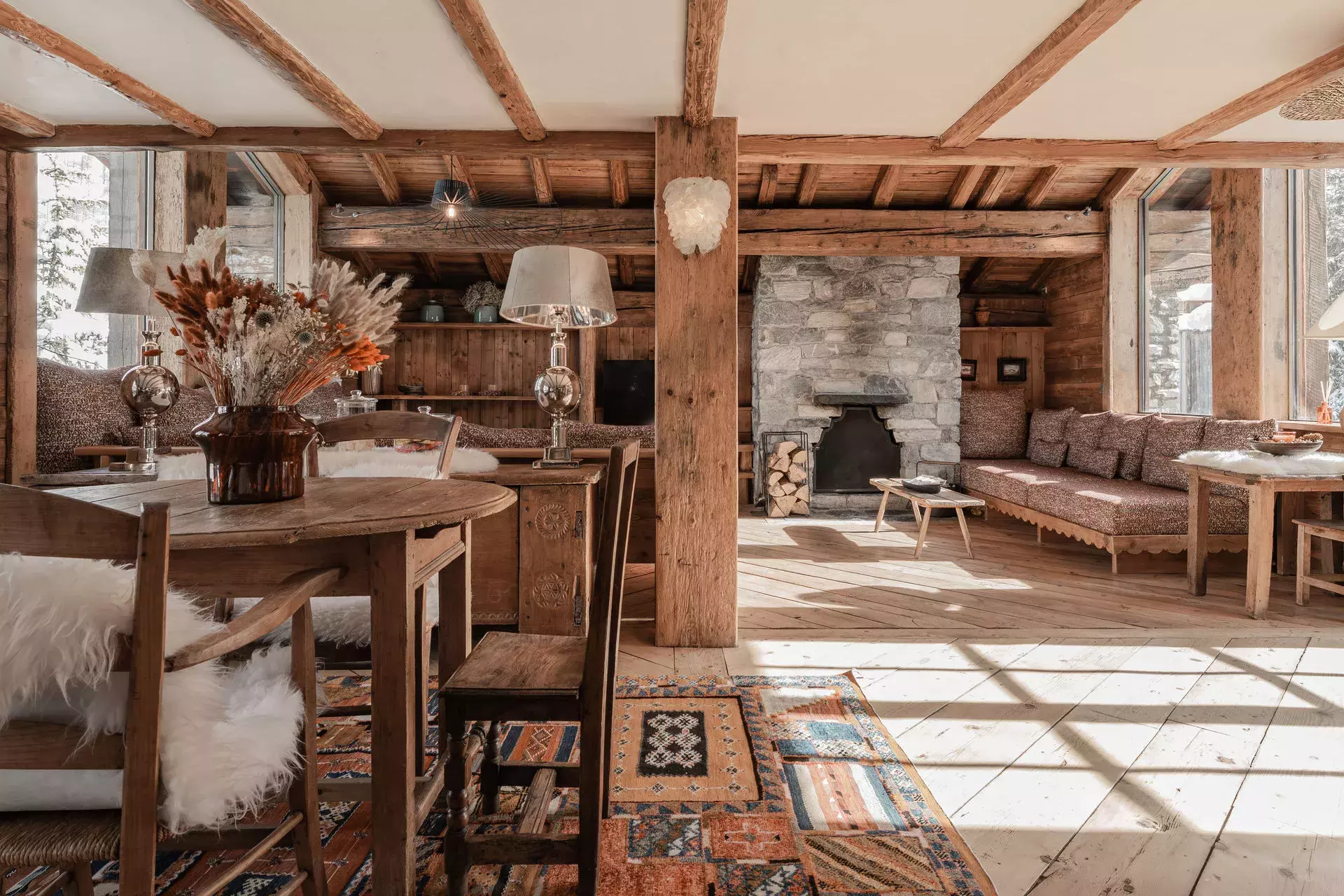 Séjour du chalet Marie