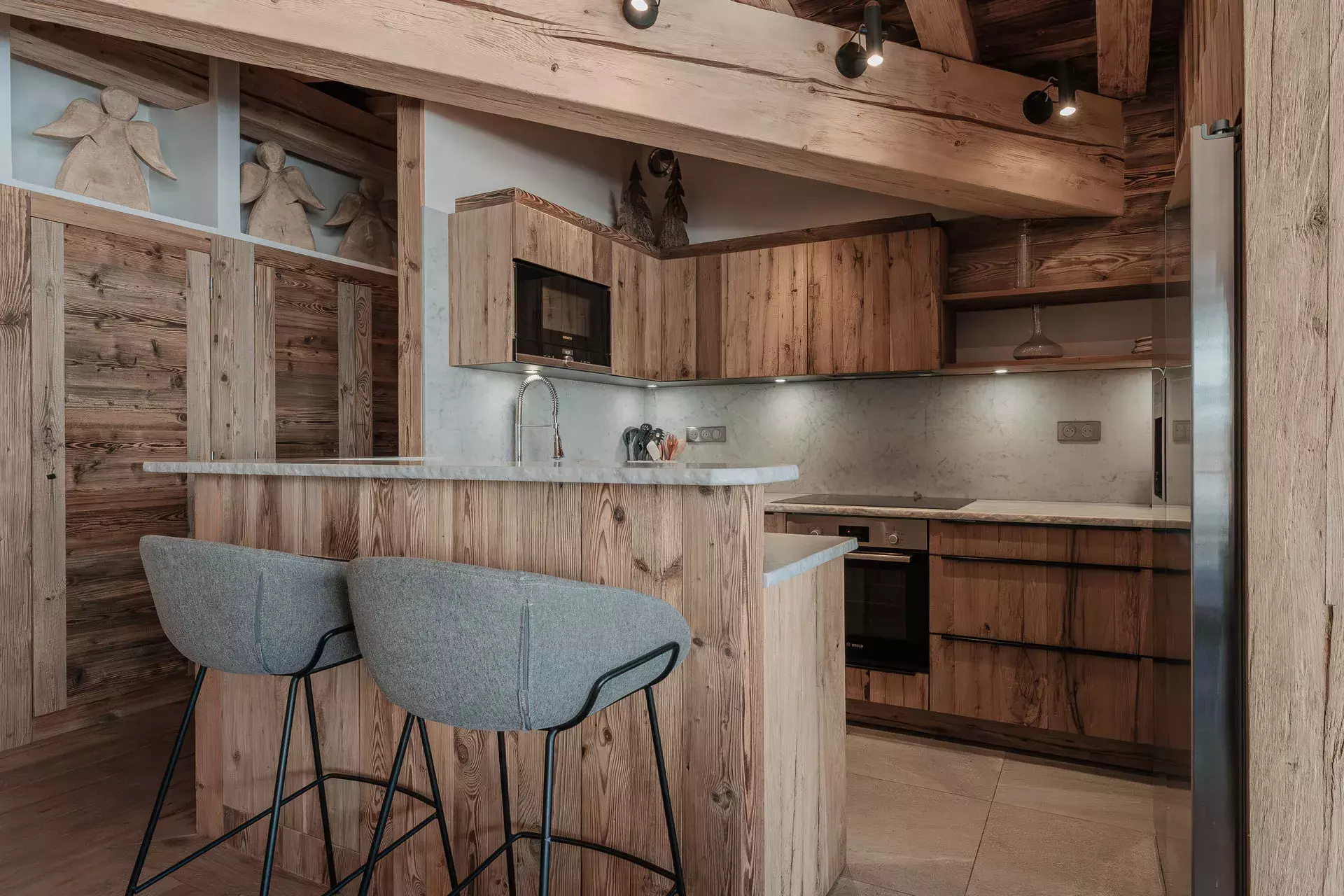 Cuisine du penthouse Flèche