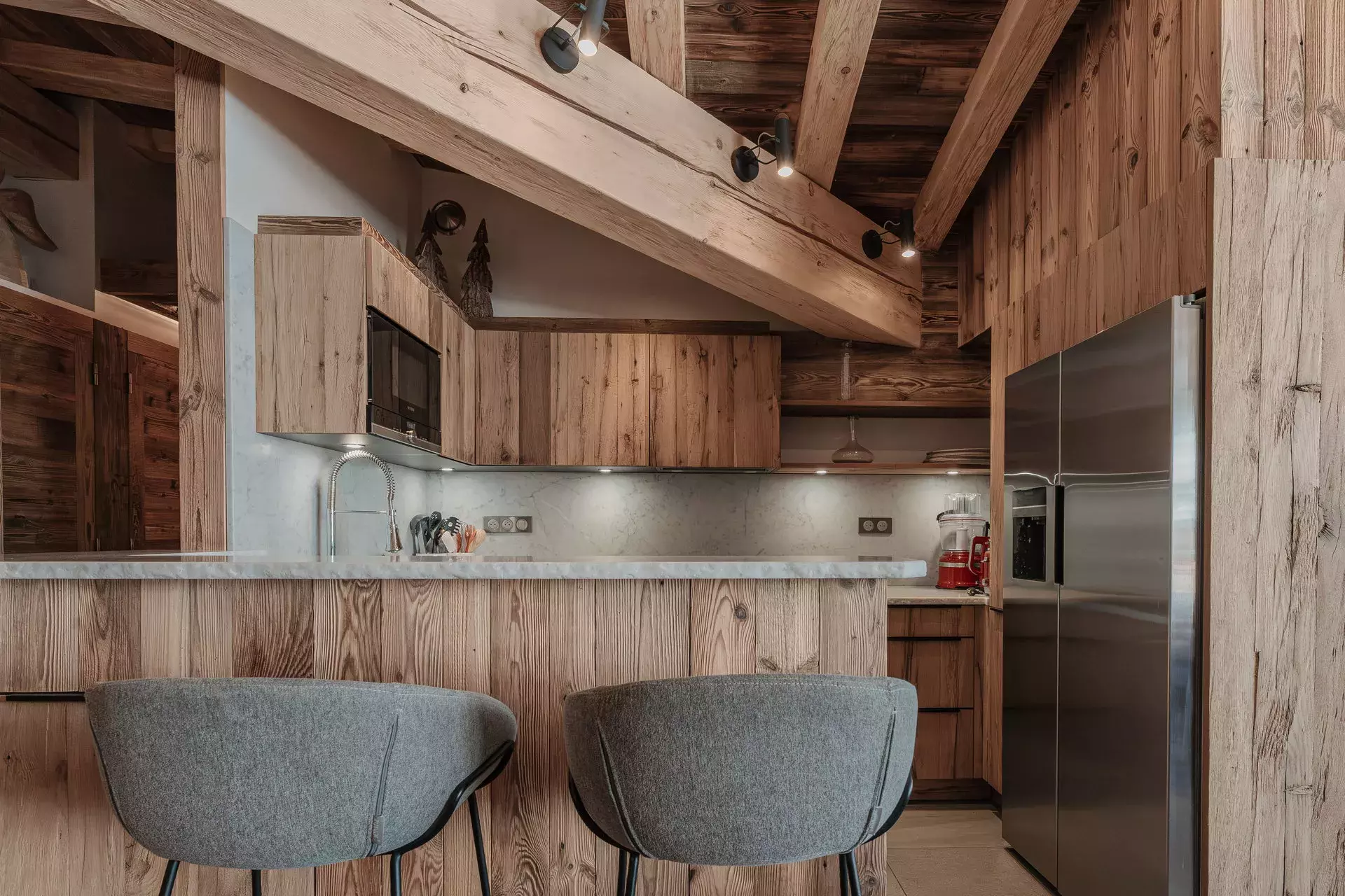 Cuisine du penthouse Flèche