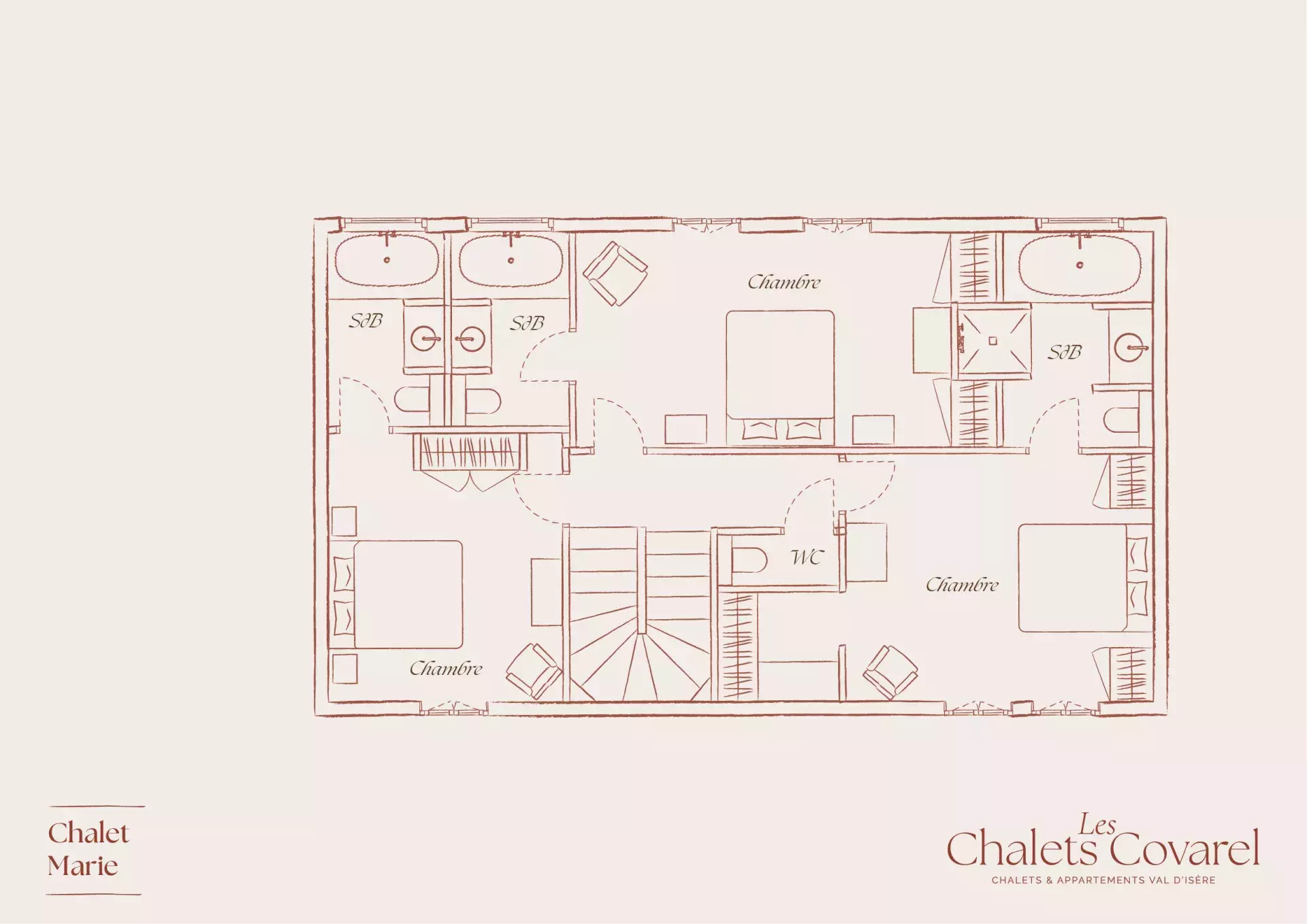Plan d'étage du logement Marie