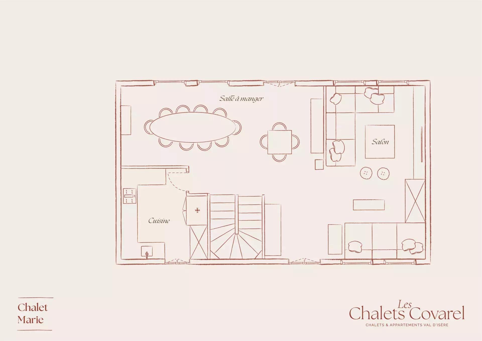 Plan d'étage du logement Marie
